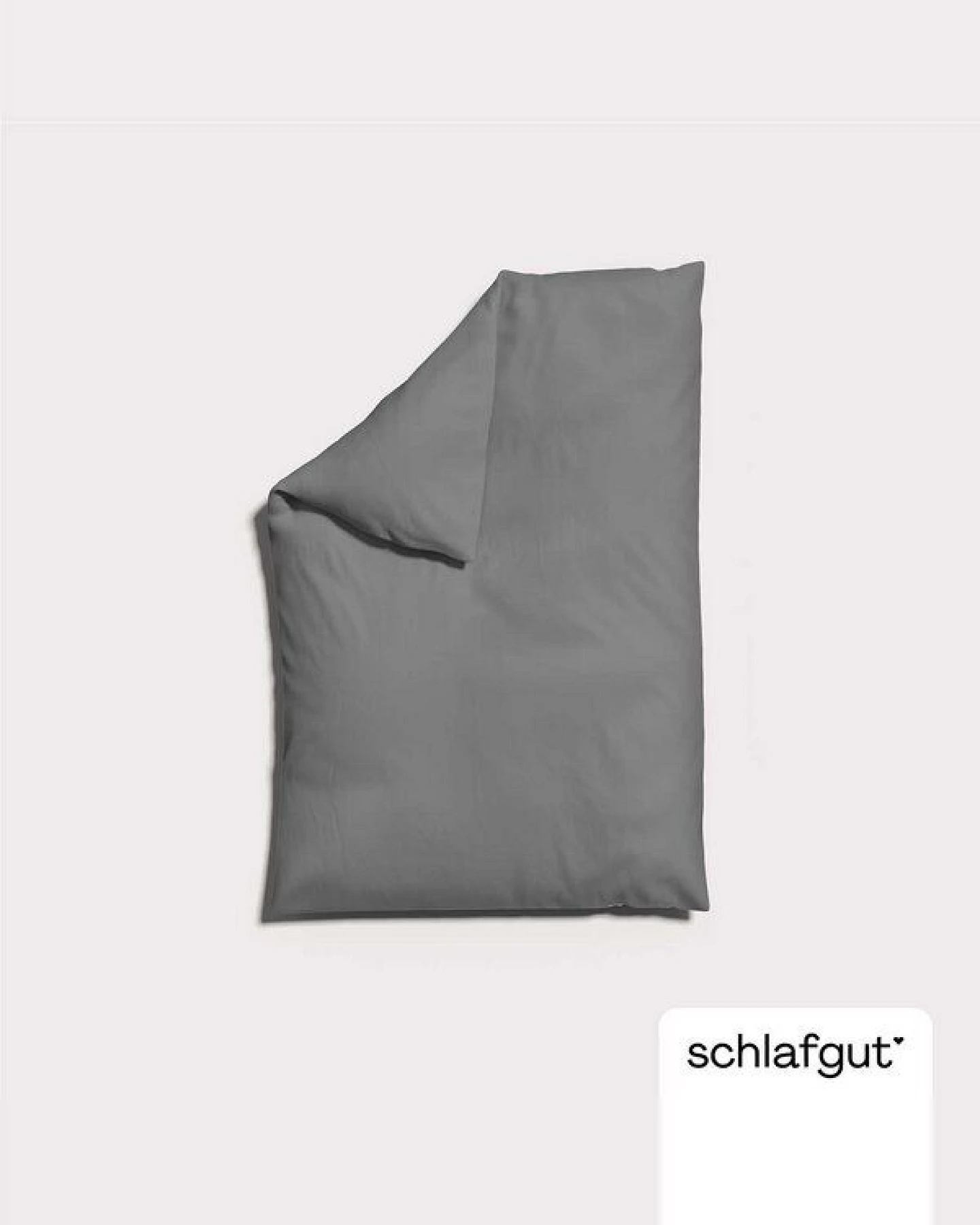 Schlafgut Bettdeckenbezug Knitted Jersey - 95% Biobaumwolle, 5% Elasthan - uni – Ansicht 3