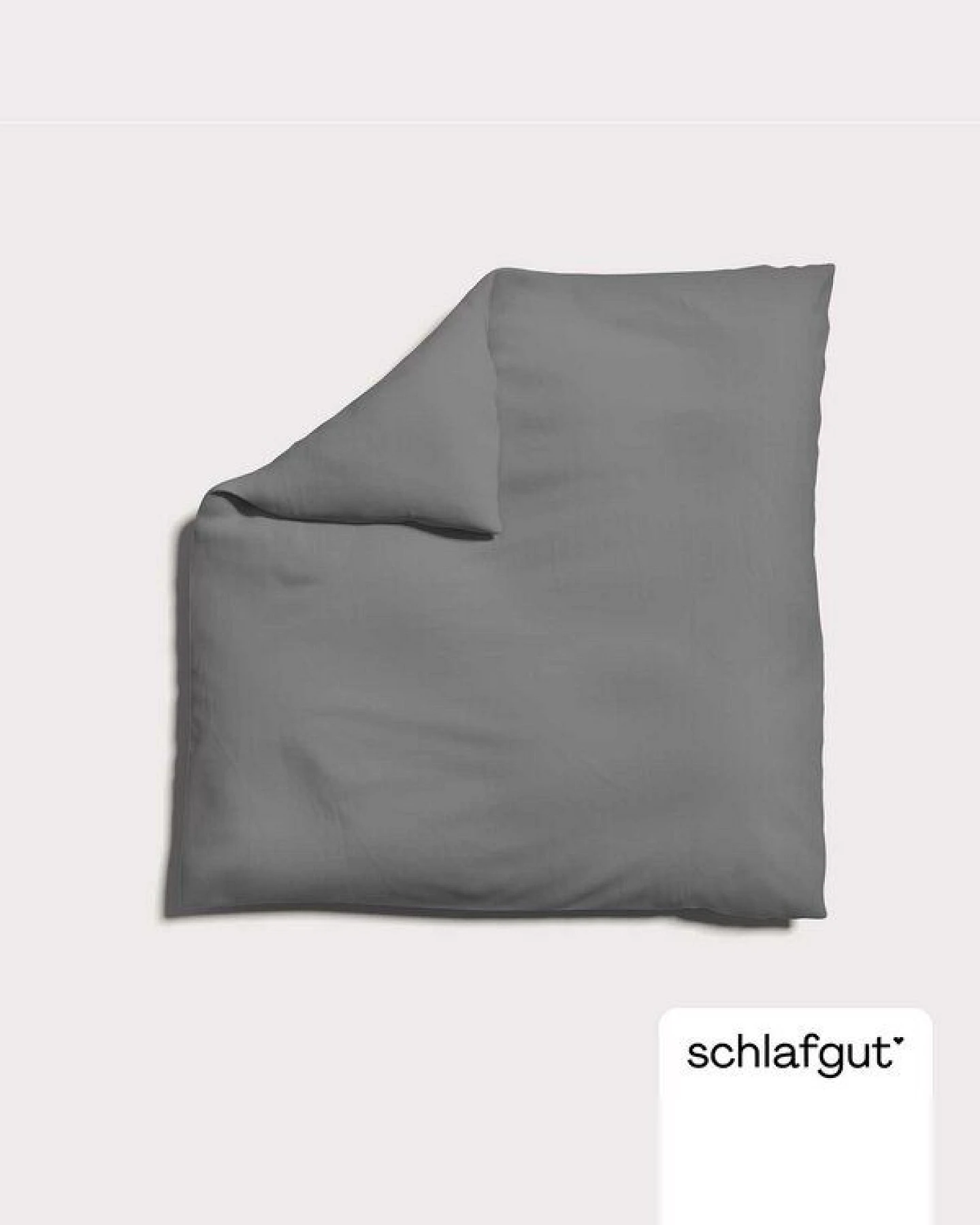 Schlafgut Bettdeckenbezug Knitted Jersey - 95% Biobaumwolle, 5% Elasthan - uni – Ansicht 3