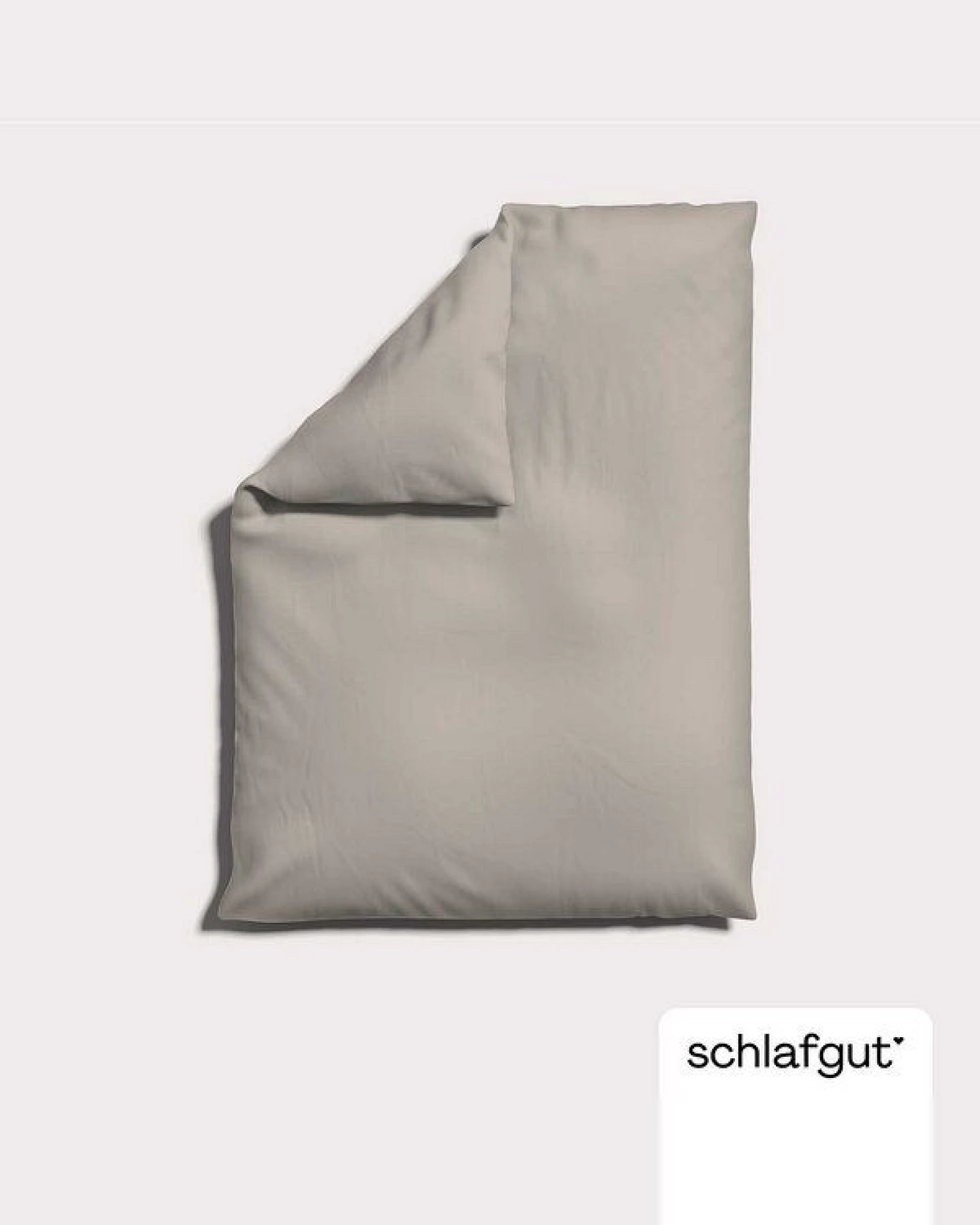 Schlafgut Bettdeckenbezug Knitted Jersey - 95% Biobaumwolle, 5% Elasthan - uni – Ansicht 3