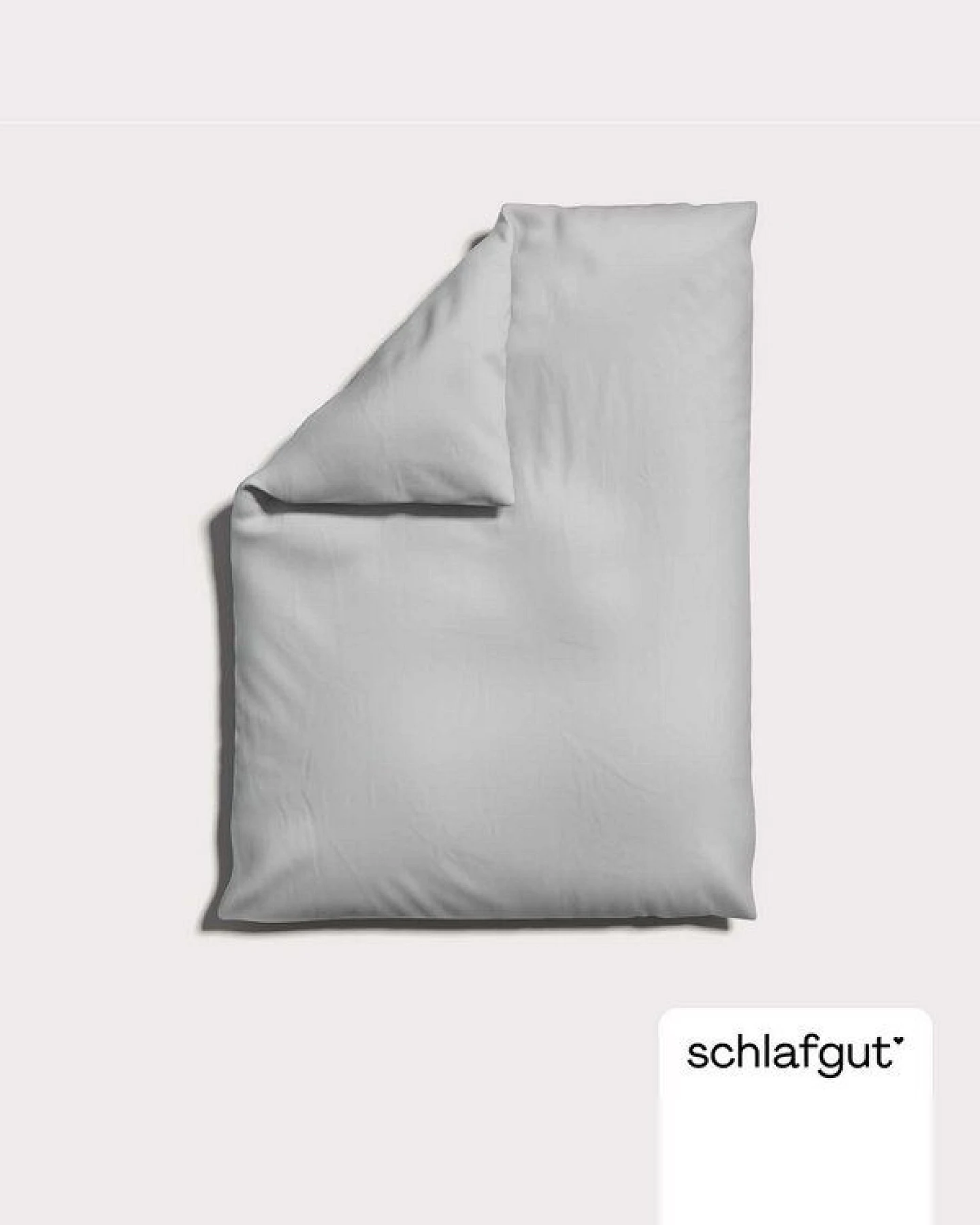 Schlafgut Bettdeckenbezug Knitted Jersey - 95% Biobaumwolle, 5% Elasthan - uni – Ansicht 3