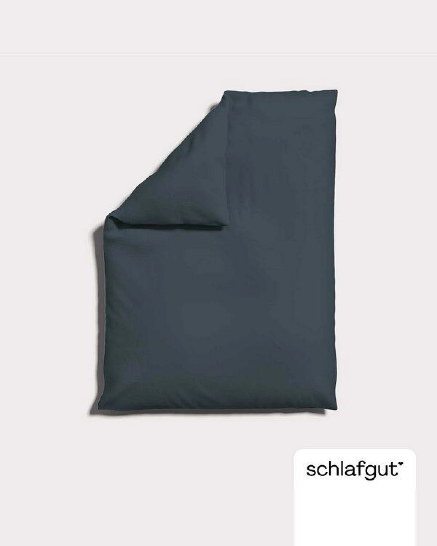 Schlafgut Bettdeckenbezug Knitted Jersey - 95% Biobaumwolle, 5% Elasthan - uni – Ansicht 3