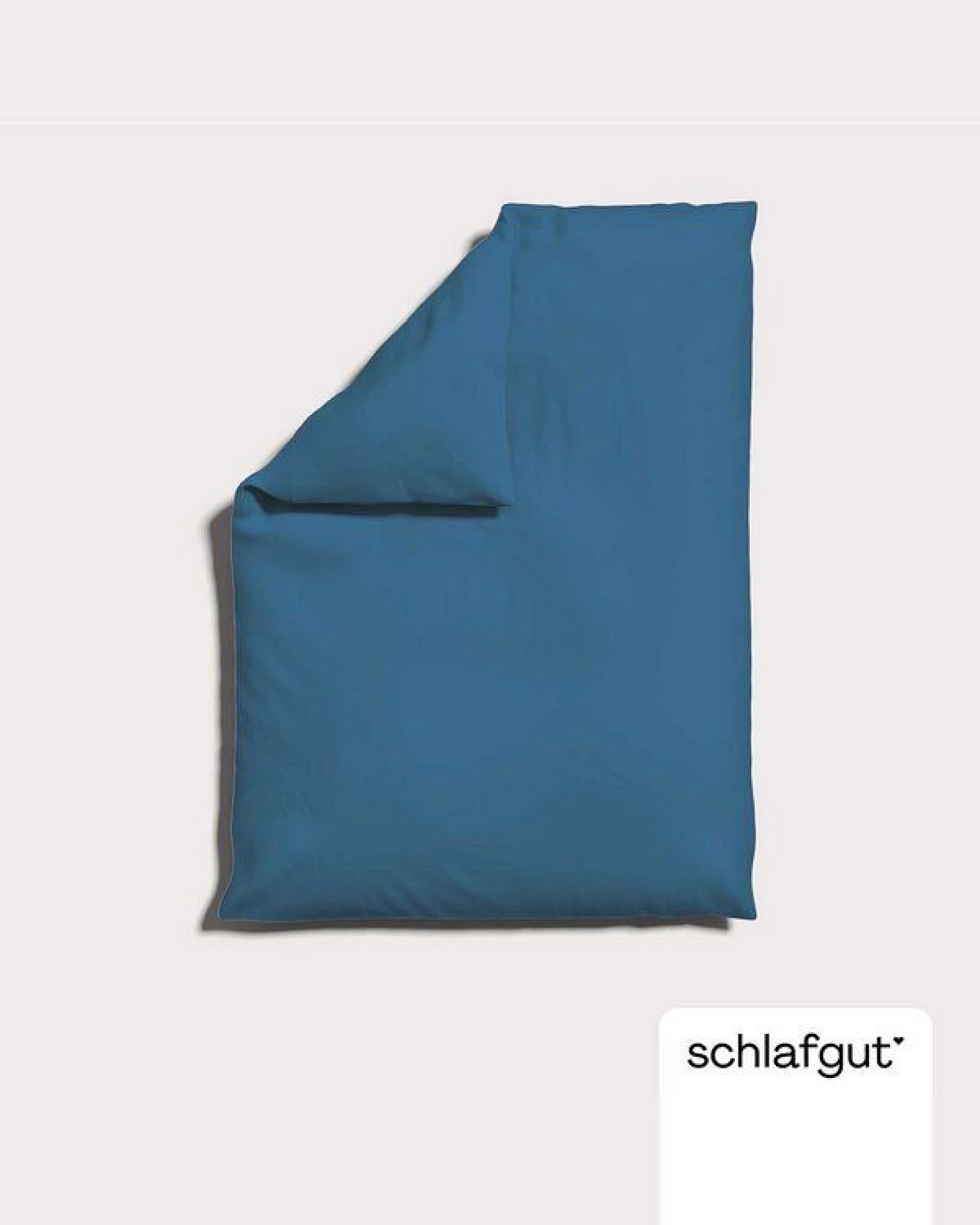 Schlafgut Bettdeckenbezug Knitted Jersey - 95% Biobaumwolle, 5% Elasthan - uni – Ansicht 3