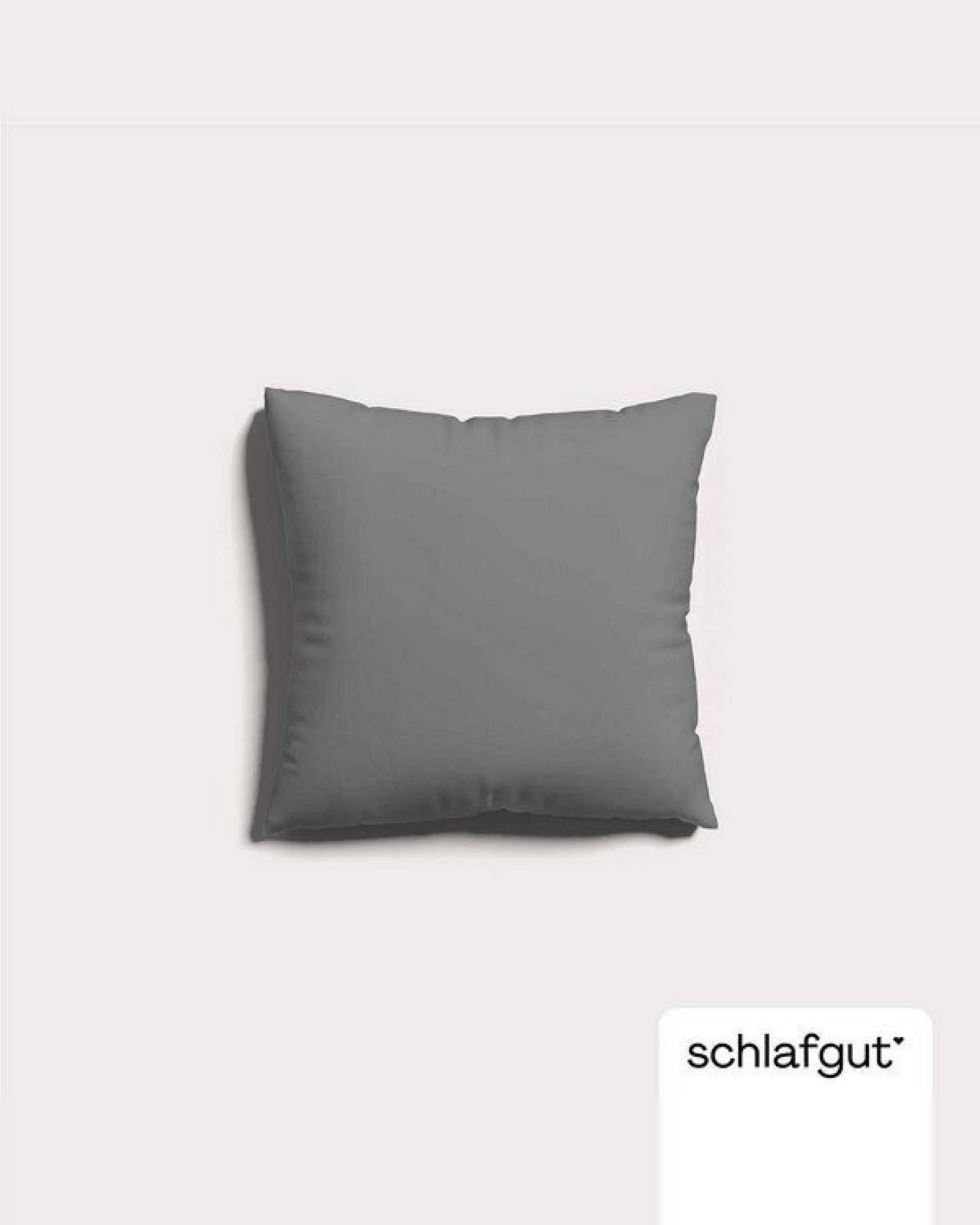 Schlafgut Kissenbezug Knitted Jersey - 95% Biobaumwolle, 5% Elasthan - uni – Ansicht 3