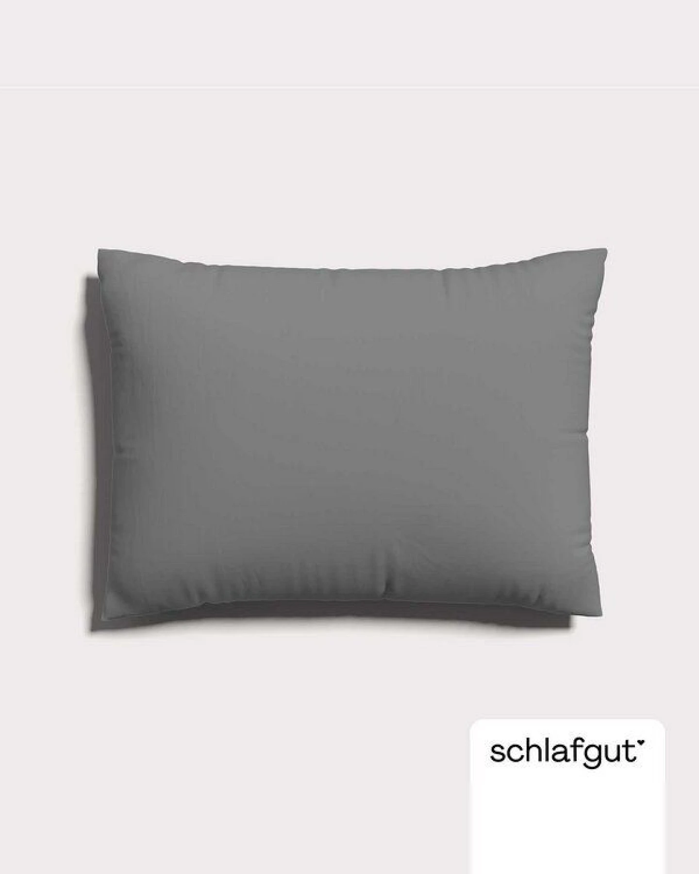 Schlafgut Kissenbezug Knitted Jersey - 95% Biobaumwolle, 5% Elasthan - uni – Ansicht 3