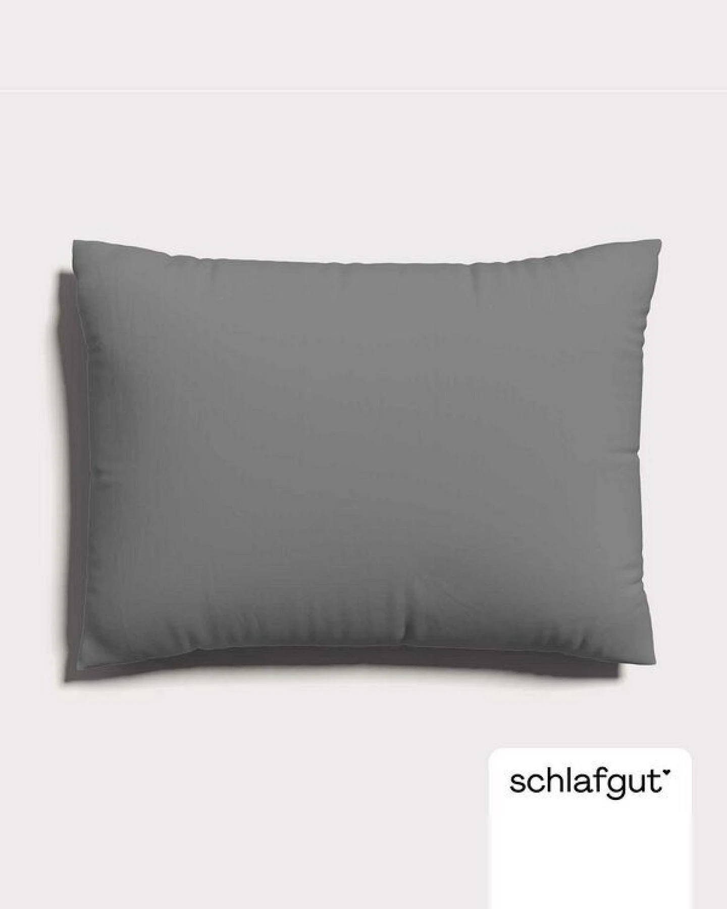 Schlafgut Kissenbezug Knitted Jersey - 95% Biobaumwolle, 5% Elasthan - uni – Ansicht 3