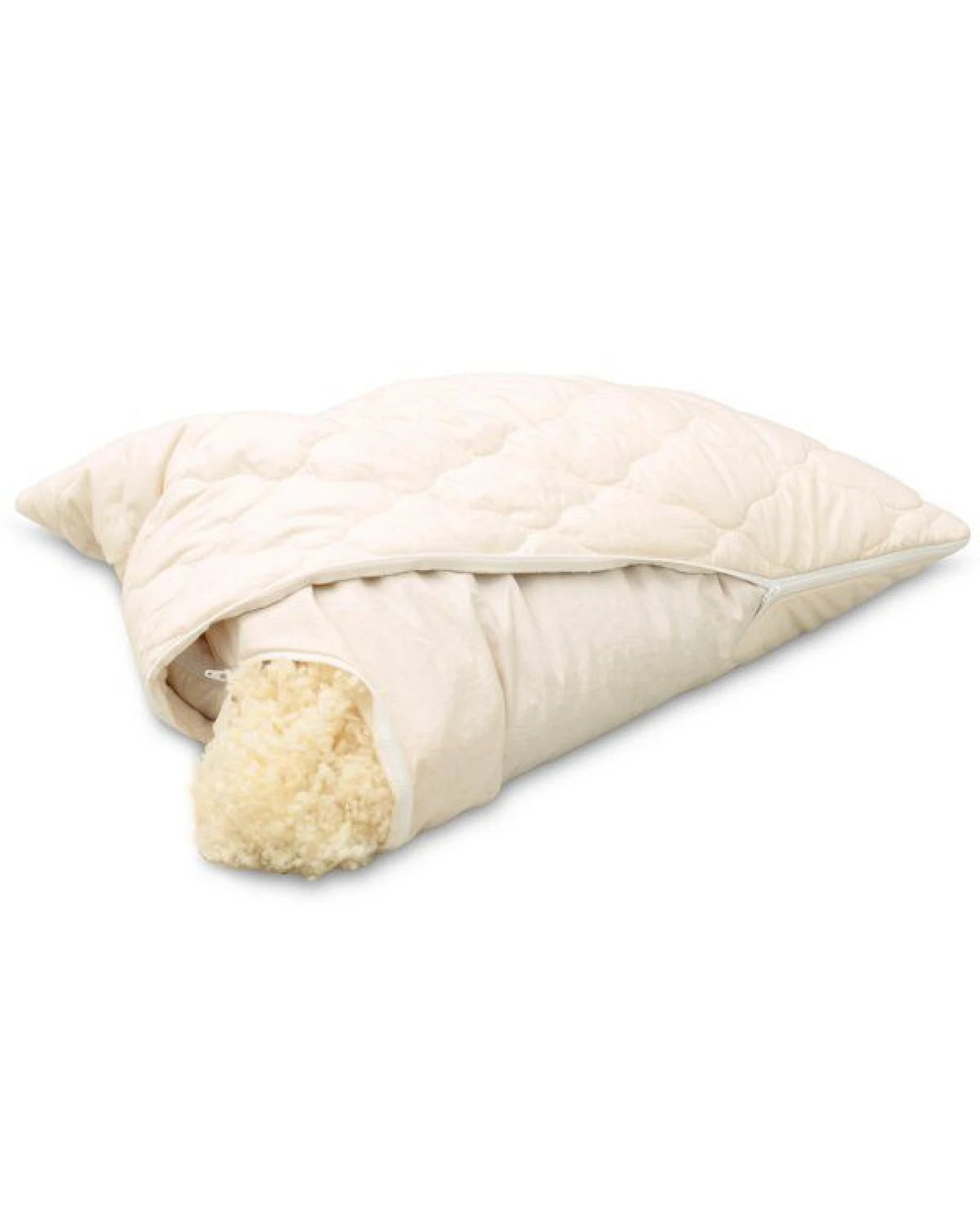 Lotus Design® Schurwollkissen versteppt, in Bio-Qualität – Ansicht 3