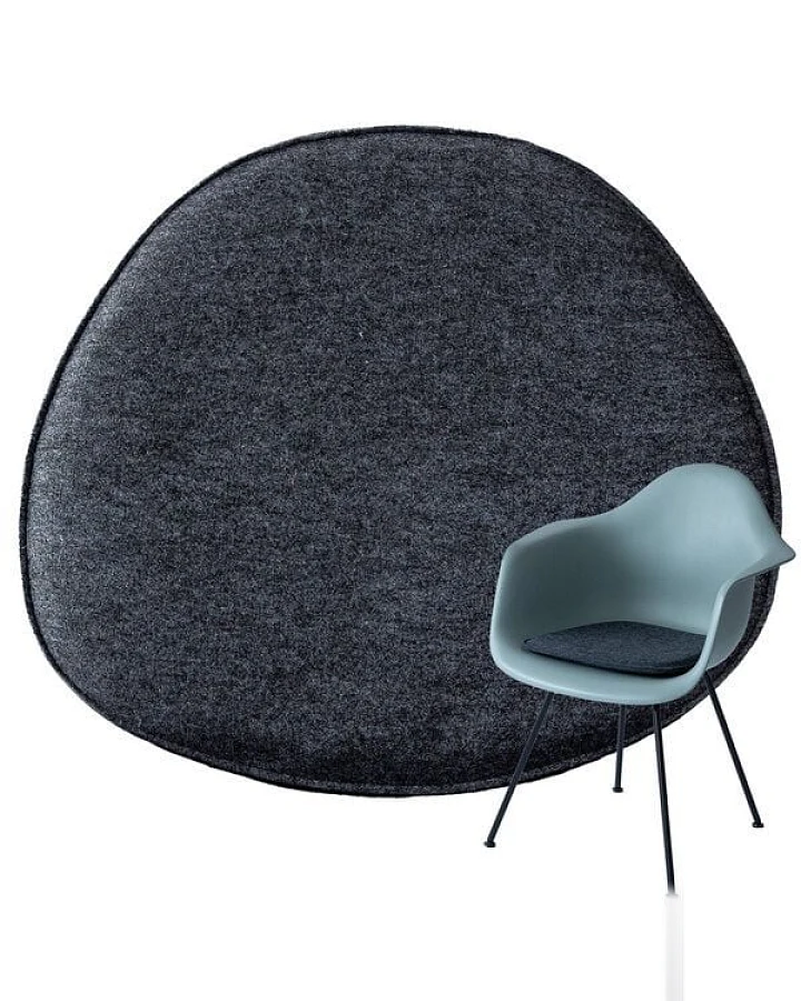 easy and green Sitzkissen Filz Oval