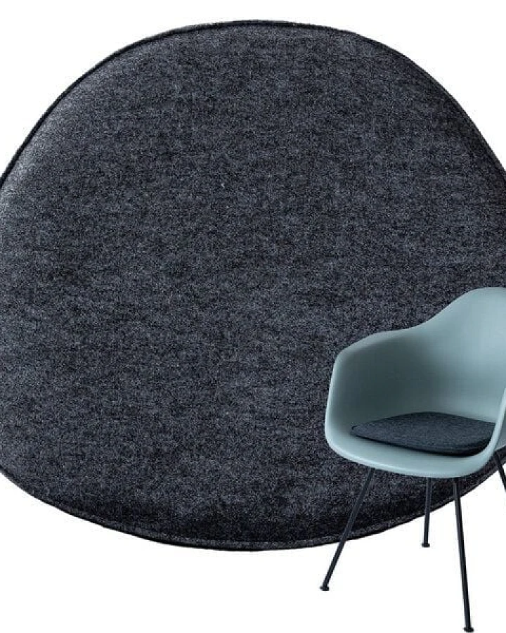 easy and green Sitzkissen Filz Oval