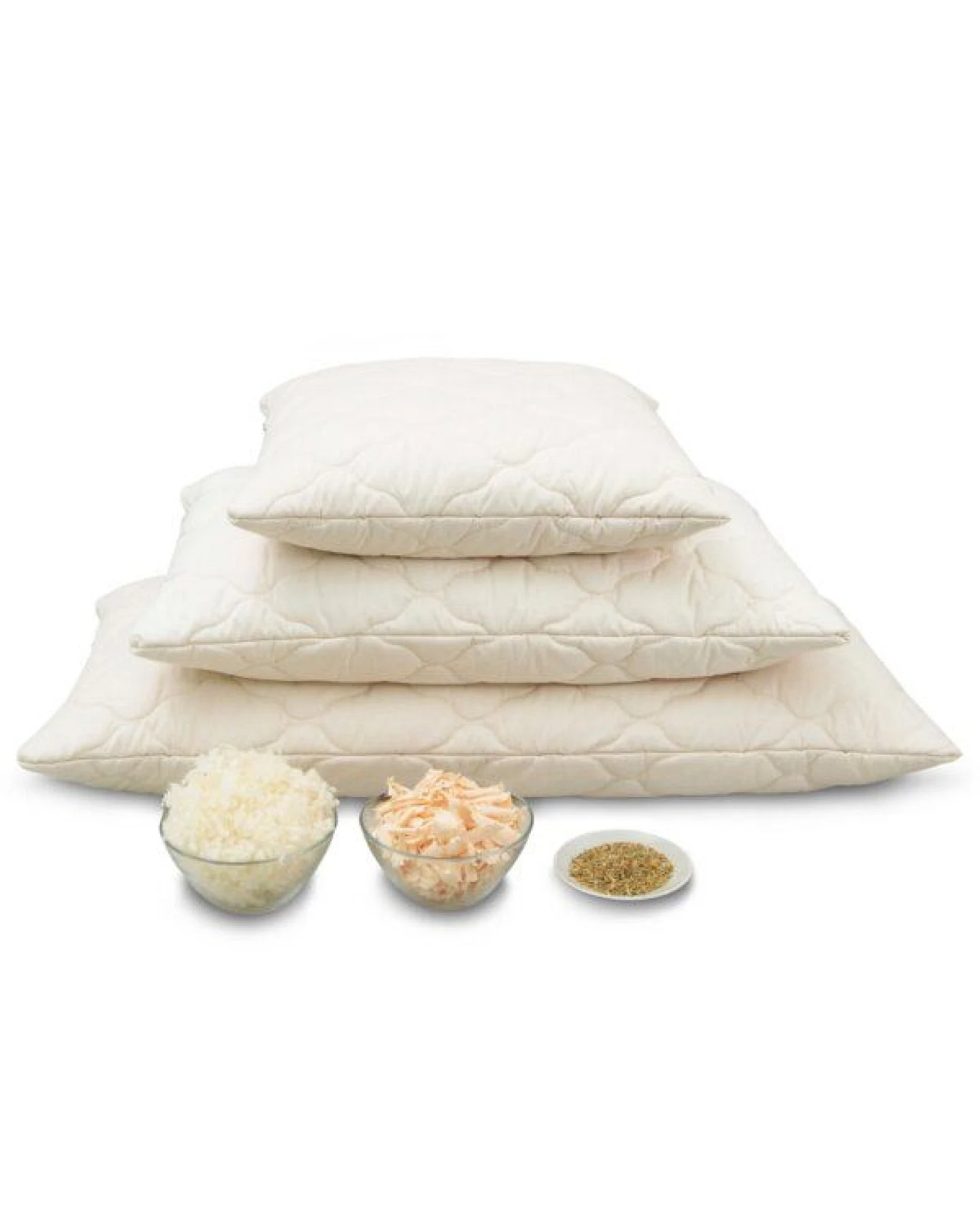 Lotus Design® Zirbenkissen versteppt, mit Bio-Schurwolle – Ansicht 2