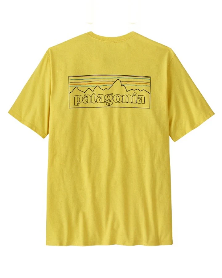 Patagonia - P-6 Logo Responsibili-Tee - T-Shirt Gr L gelb