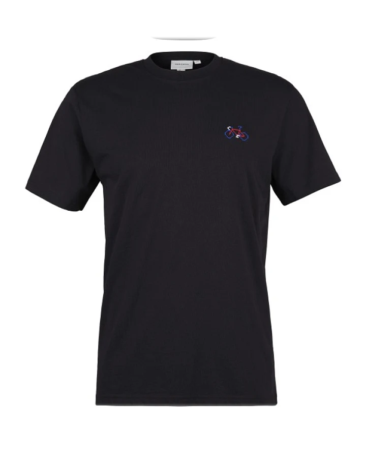 DEDICATED - Stockholm Stitch Bike - T-Shirt Gr S schwarz