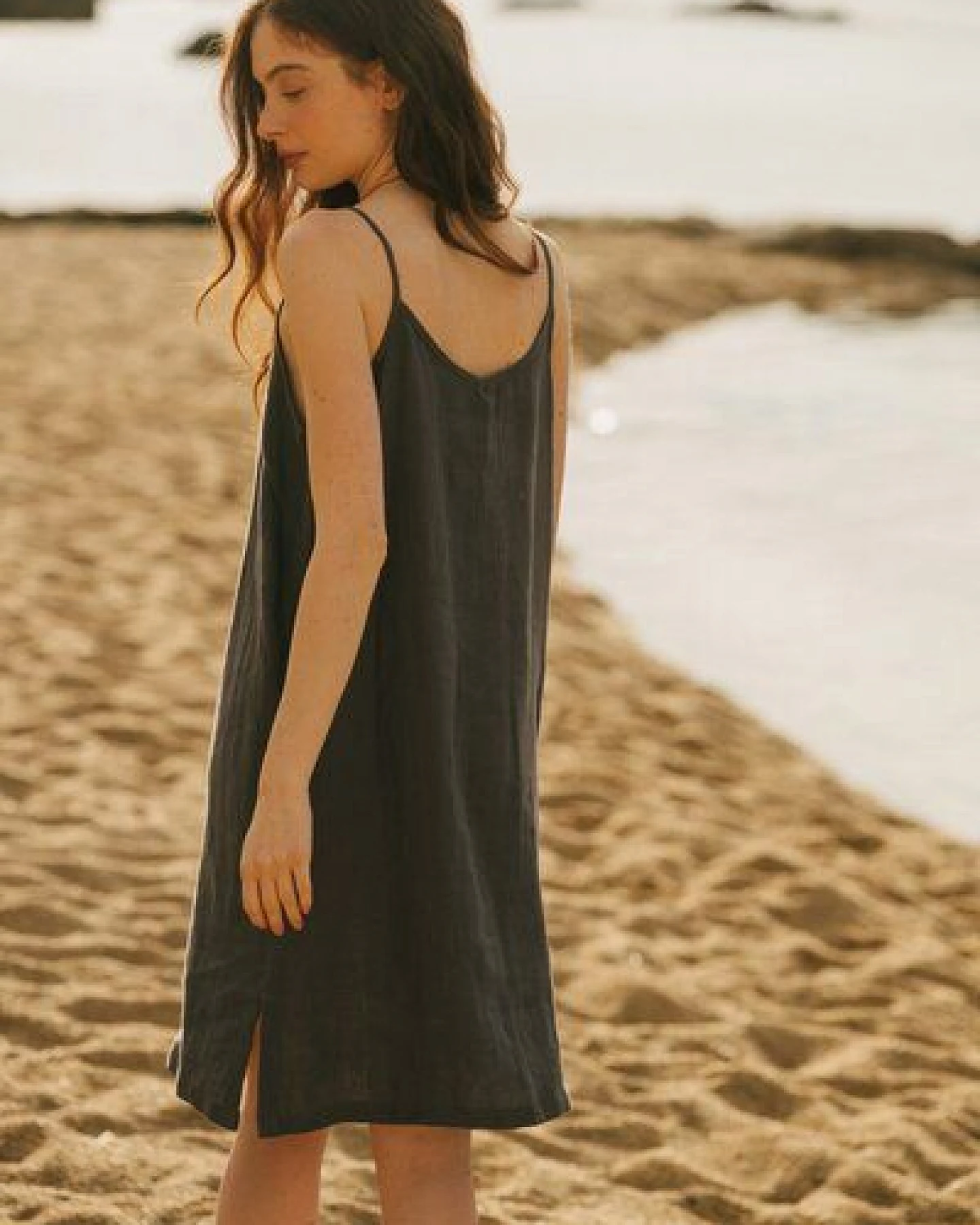 AmourLinen Slipdress aus Leinen ZOE – Ansicht 4