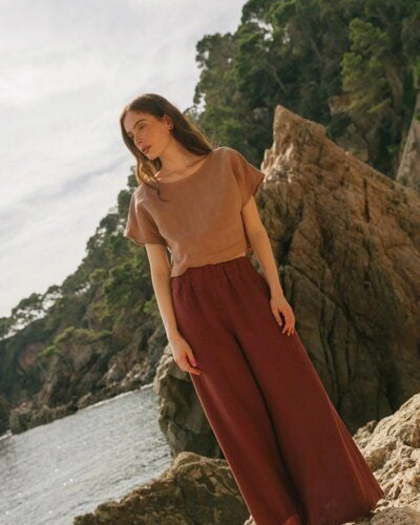 AmourLinen Weite Leinenhose ISABELLA – Ansicht 4