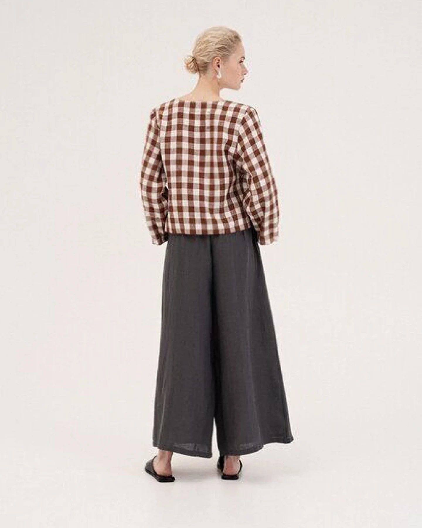 AmourLinen Weite Leinenhose ISABELLA – Ansicht 2