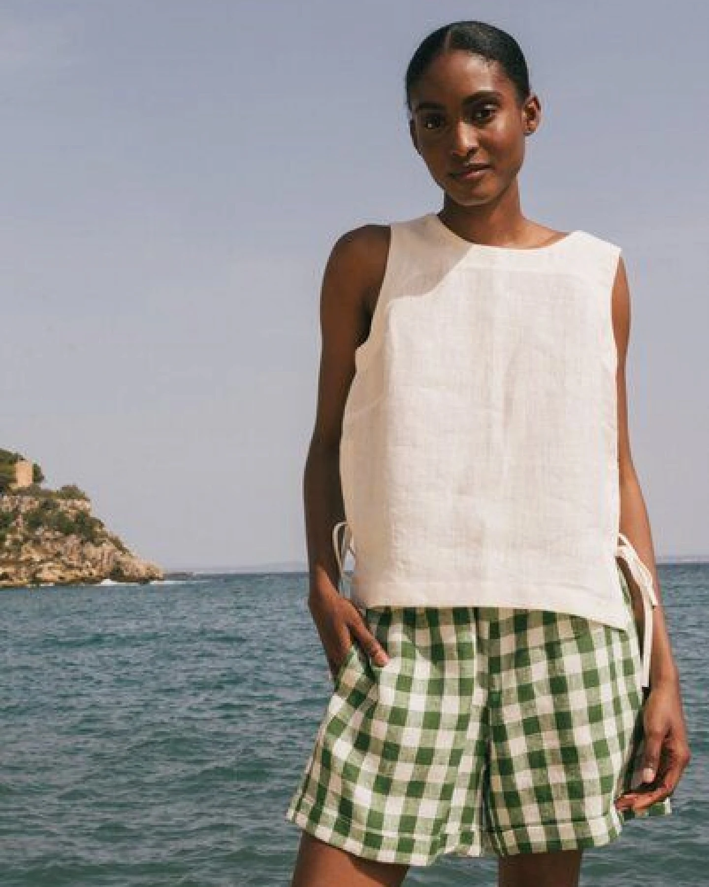 AmourLinen Leinen-Shorts MIA – Ansicht 4