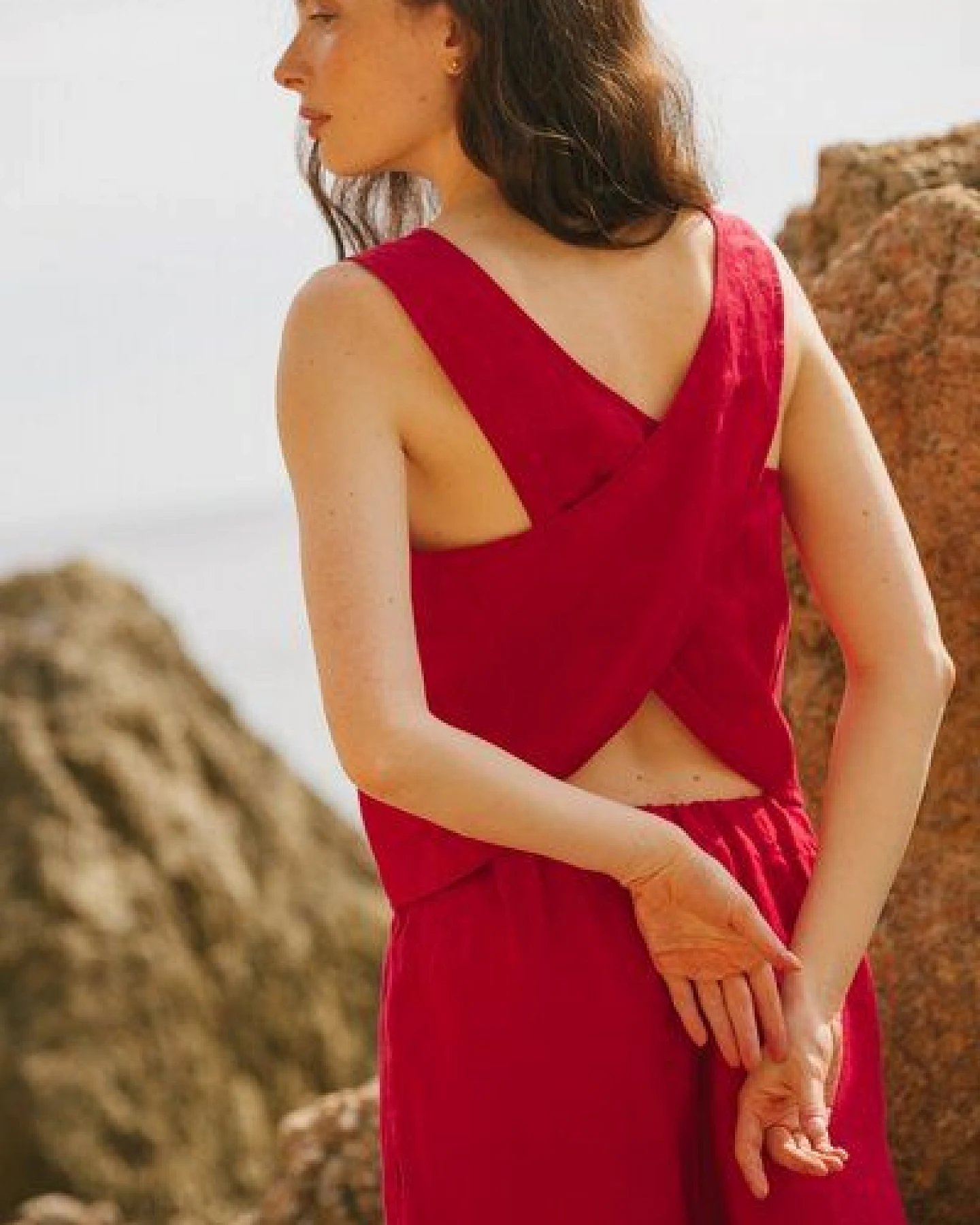 AmourLinen Schürzentop aus Leinen ELLA – Ansicht 4