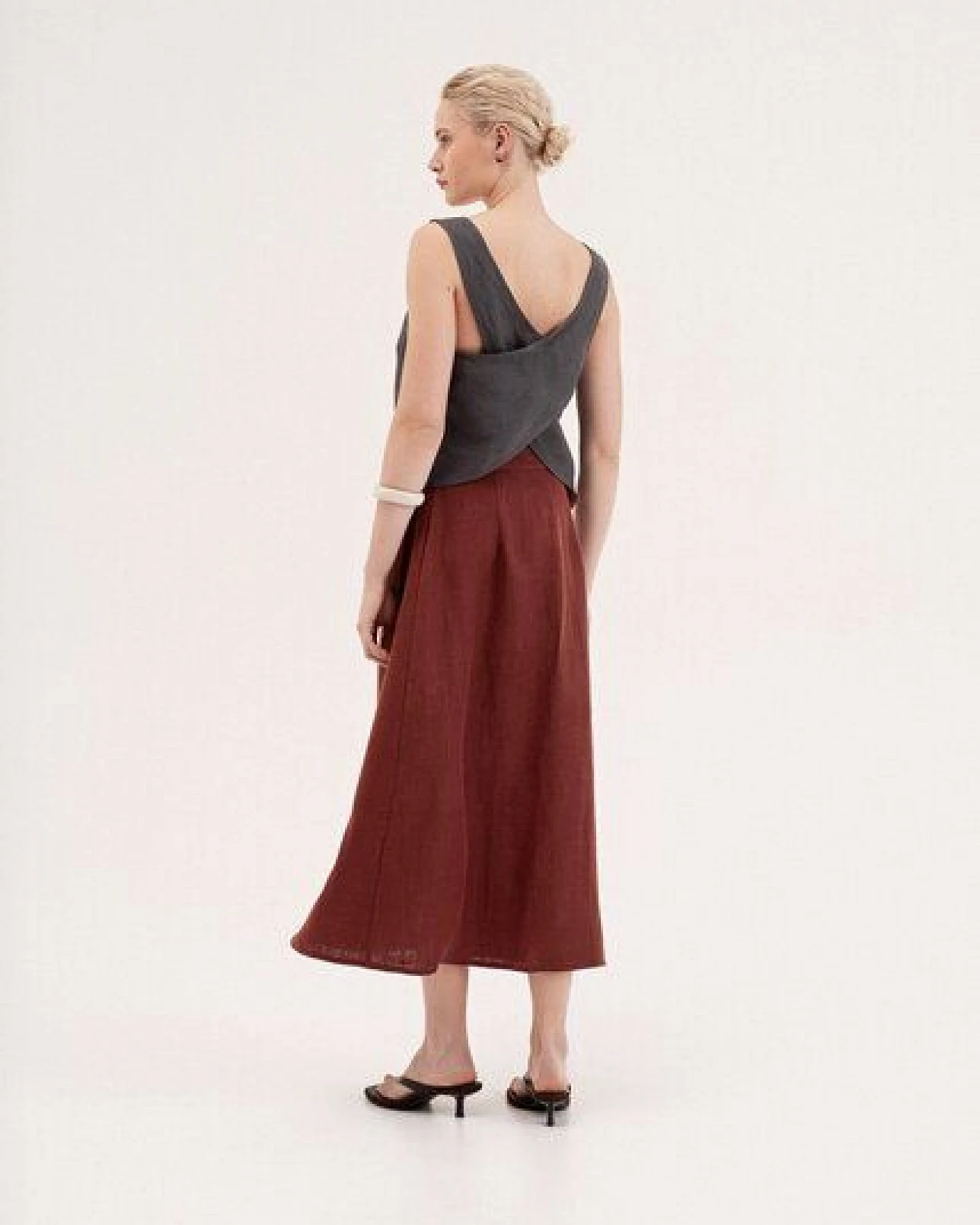 AmourLinen Schürzentop aus Leinen ELLA – Ansicht 2