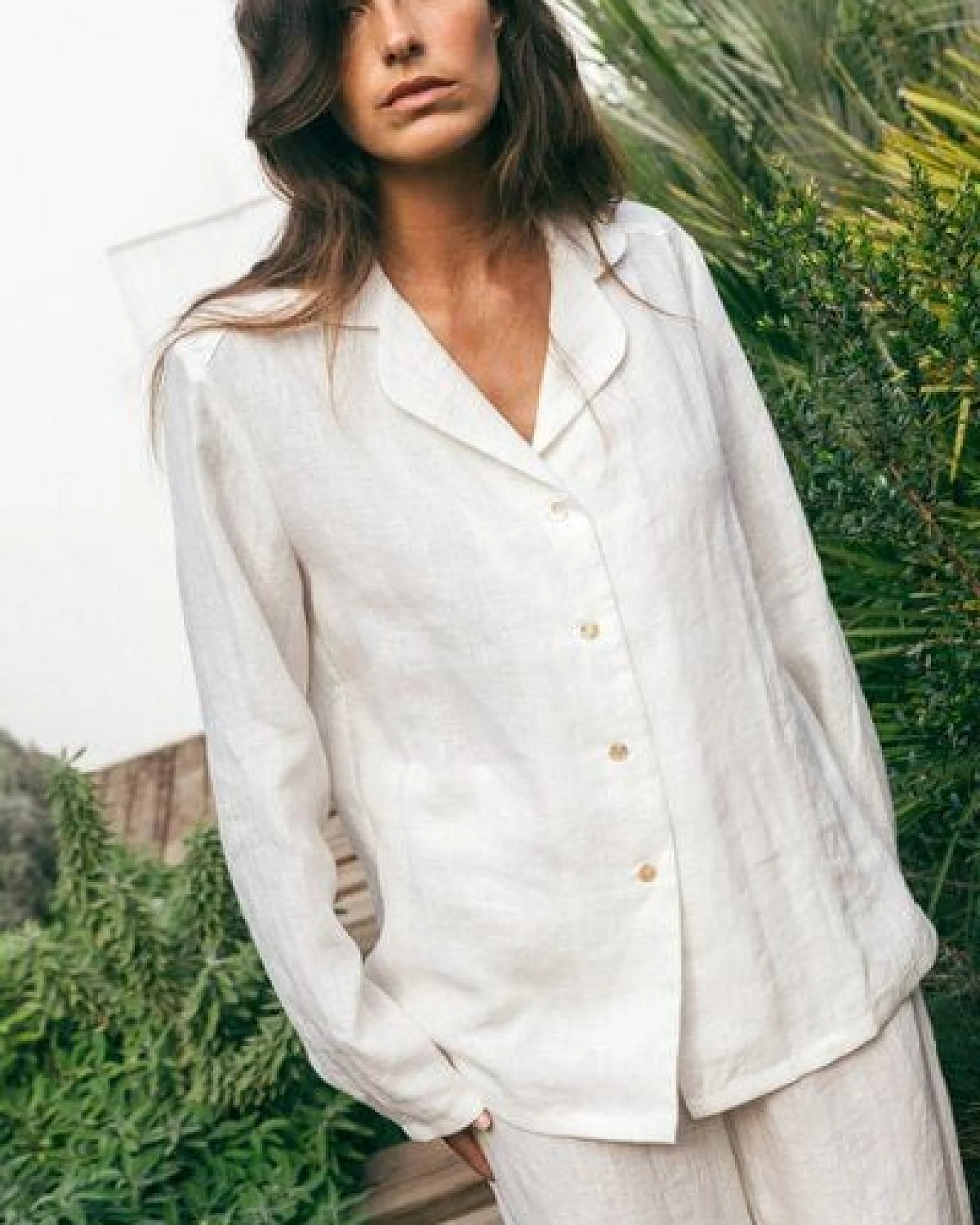 AmourLinen Langarm-Pyjama-Set Nightly – Ansicht 3