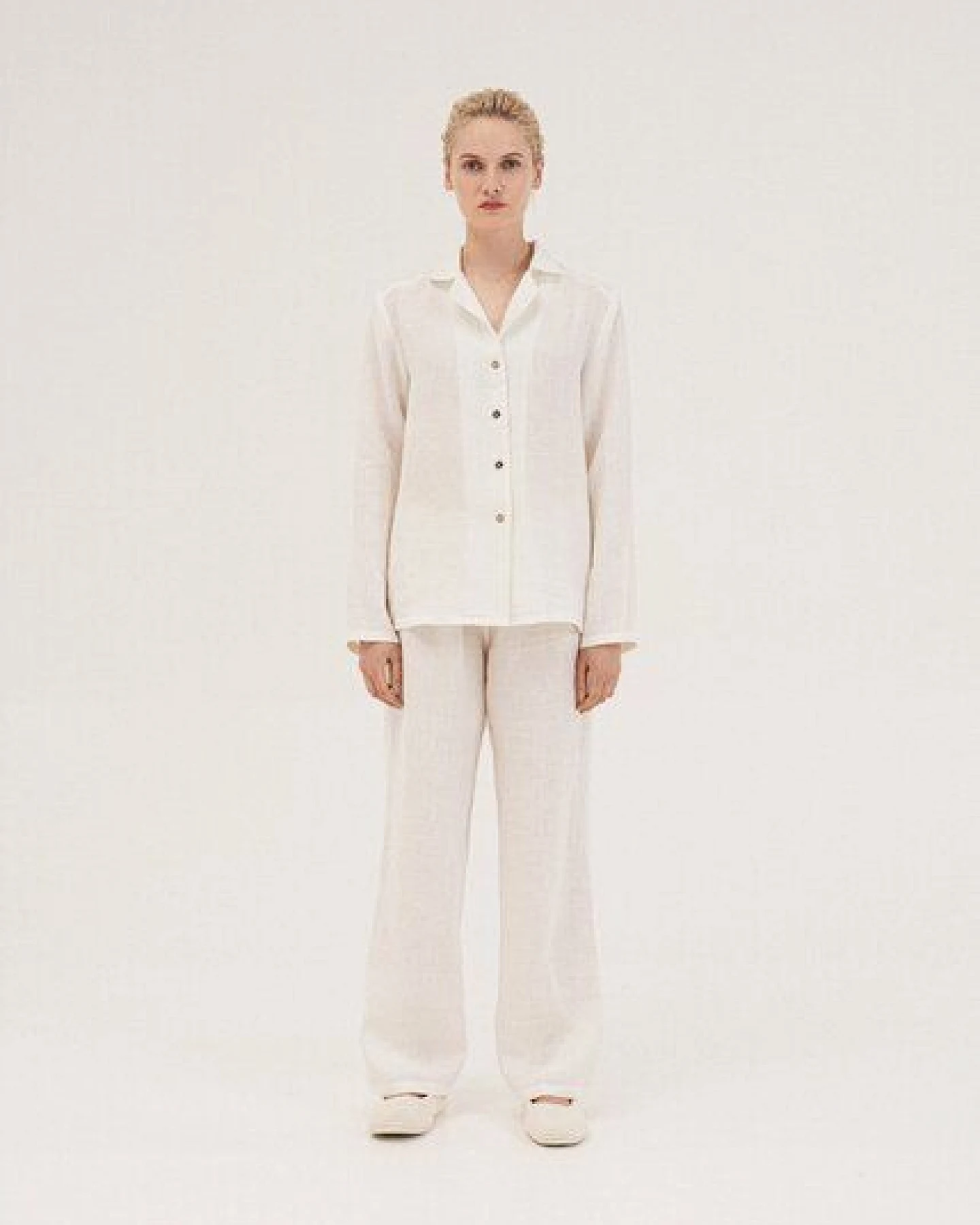 AmourLinen Langarm-Pyjama-Set Nightly – Ansicht 4