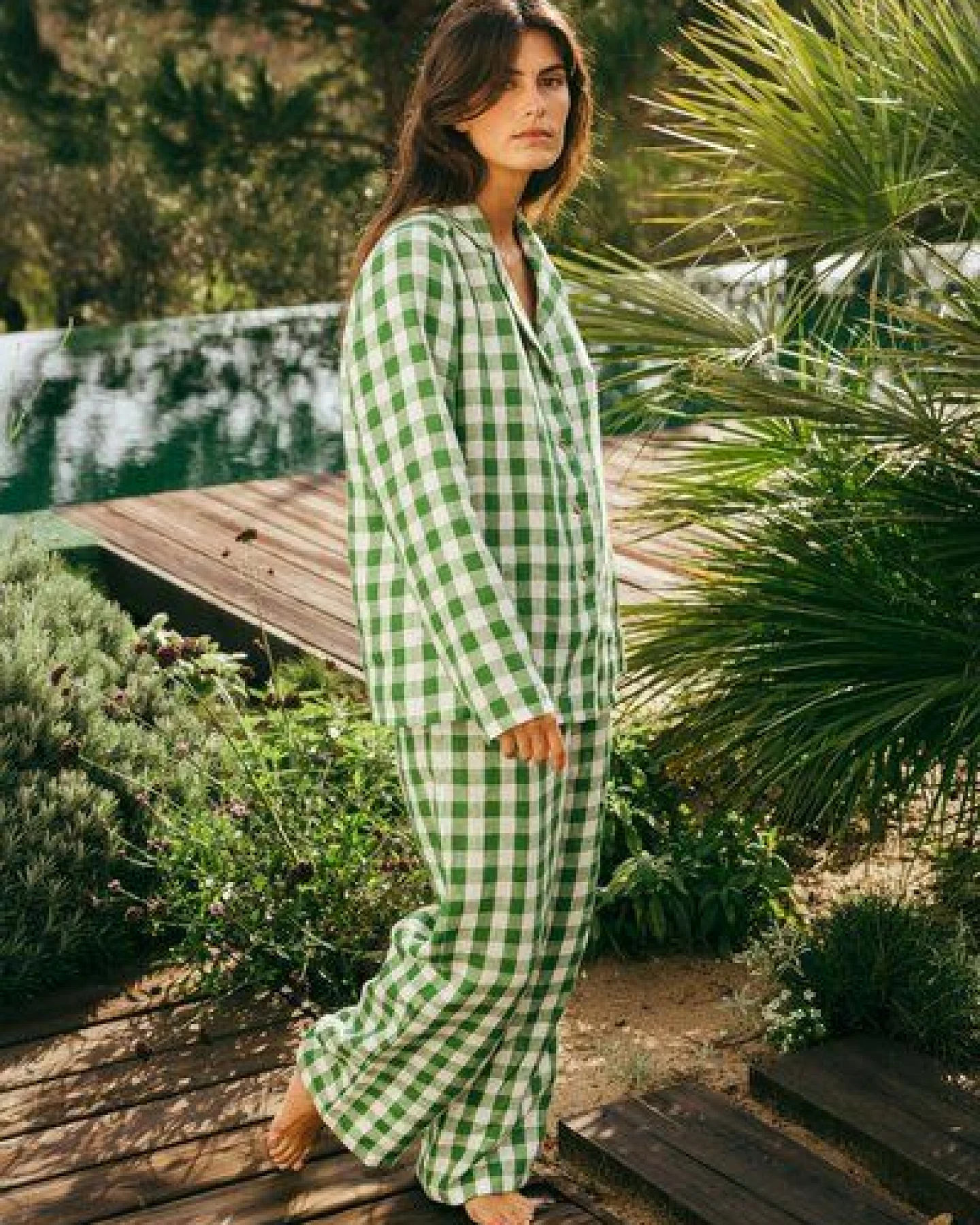 AmourLinen Langarm-Pyjama-Set Nightly – Ansicht 4