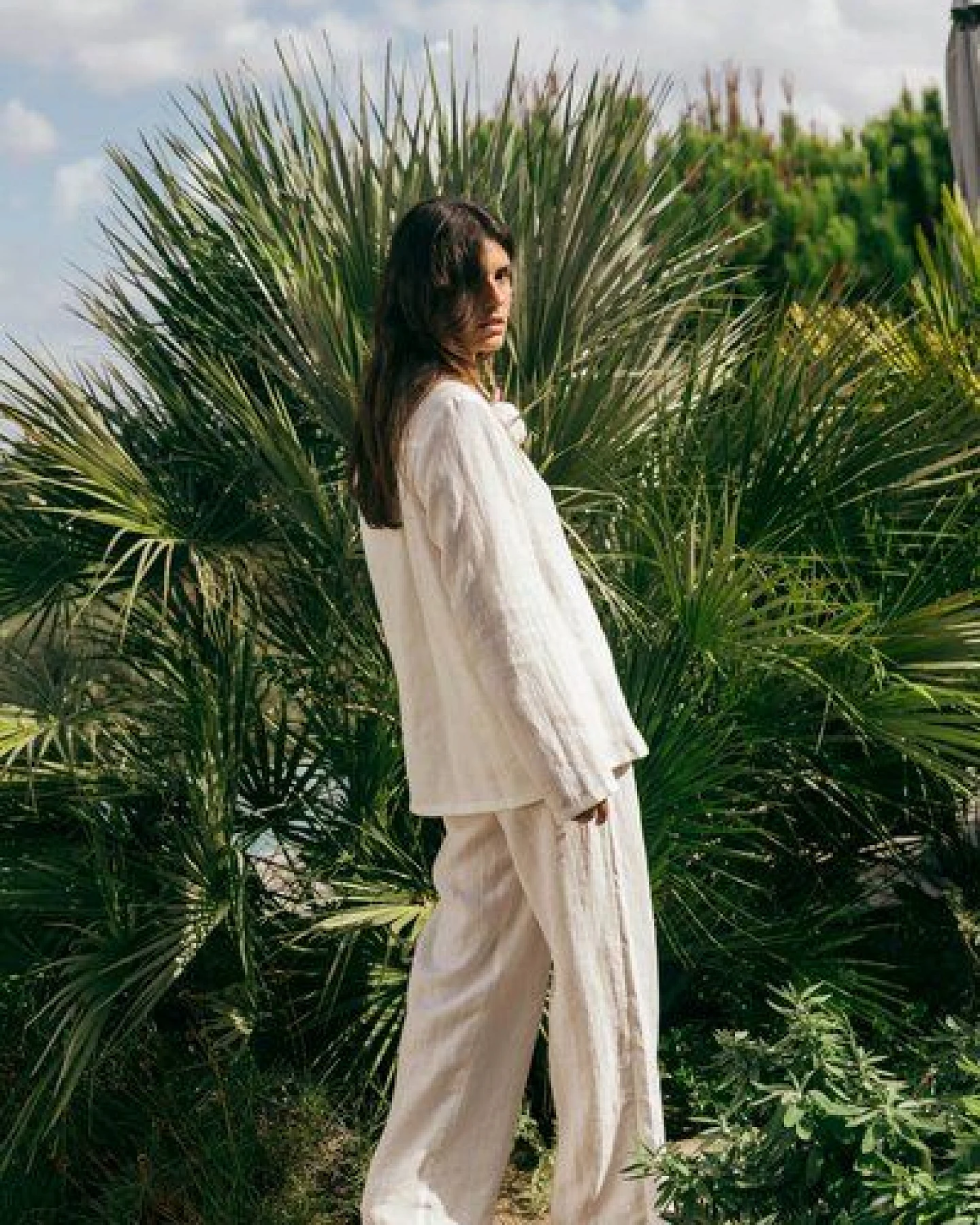 AmourLinen Langarm-Pyjama-Set Nightly – Ansicht 4