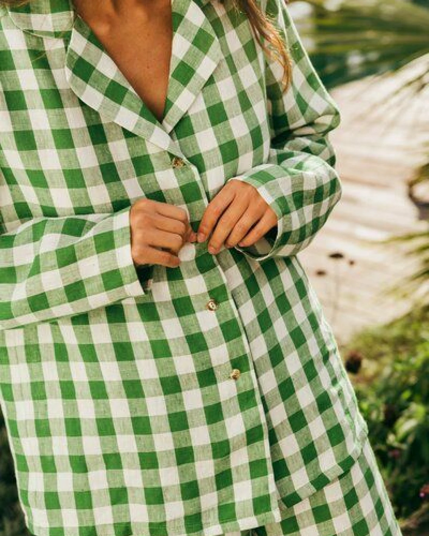 AmourLinen Langarm-Pyjama-Set Nightly – Ansicht 2