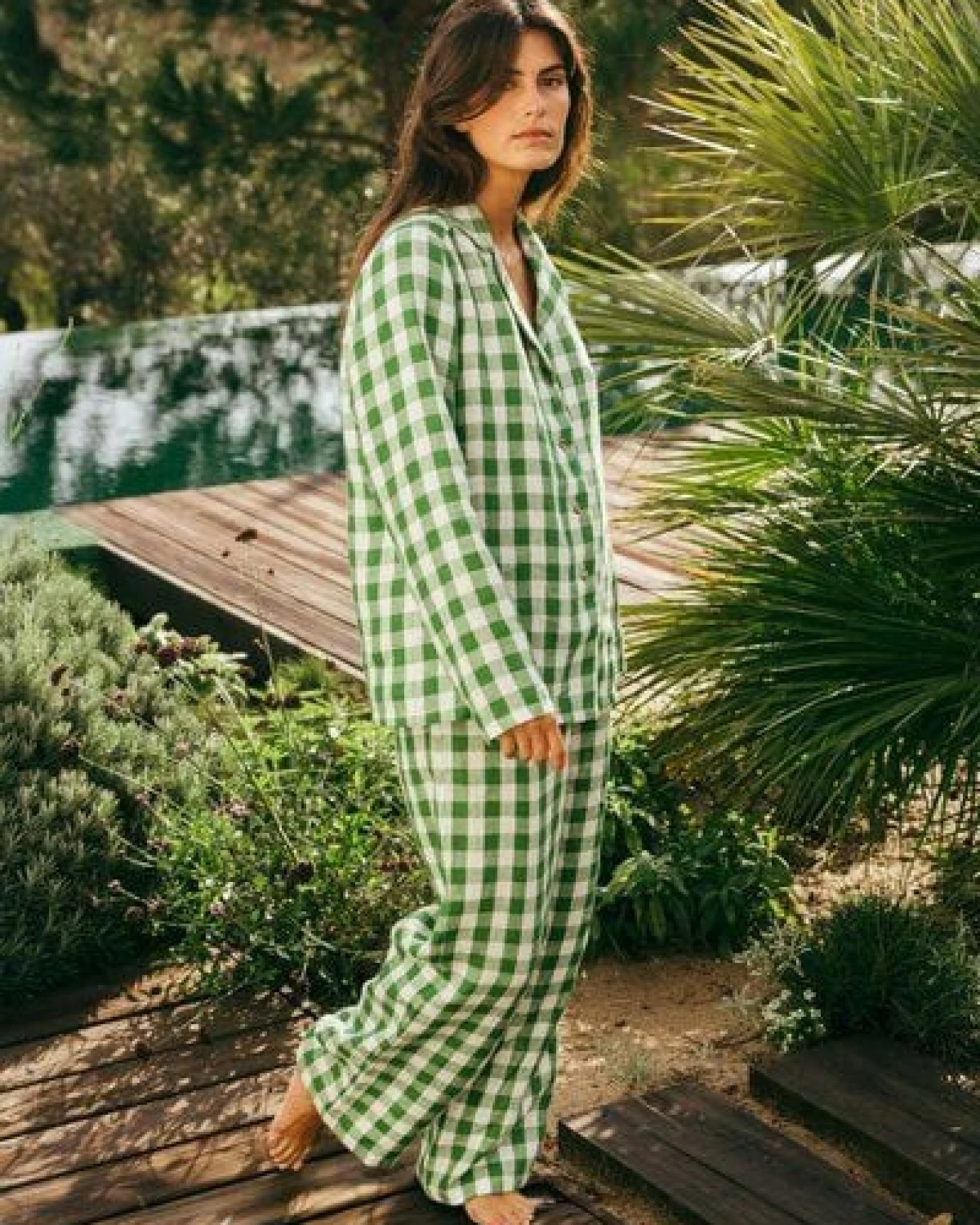 AmourLinen Langarm-Pyjama-Set Nightly – Ansicht 4