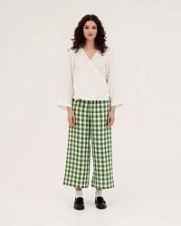 Grünes Gingham