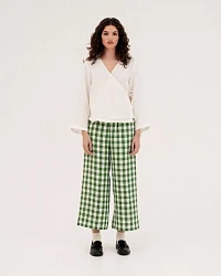 Grünes Gingham
