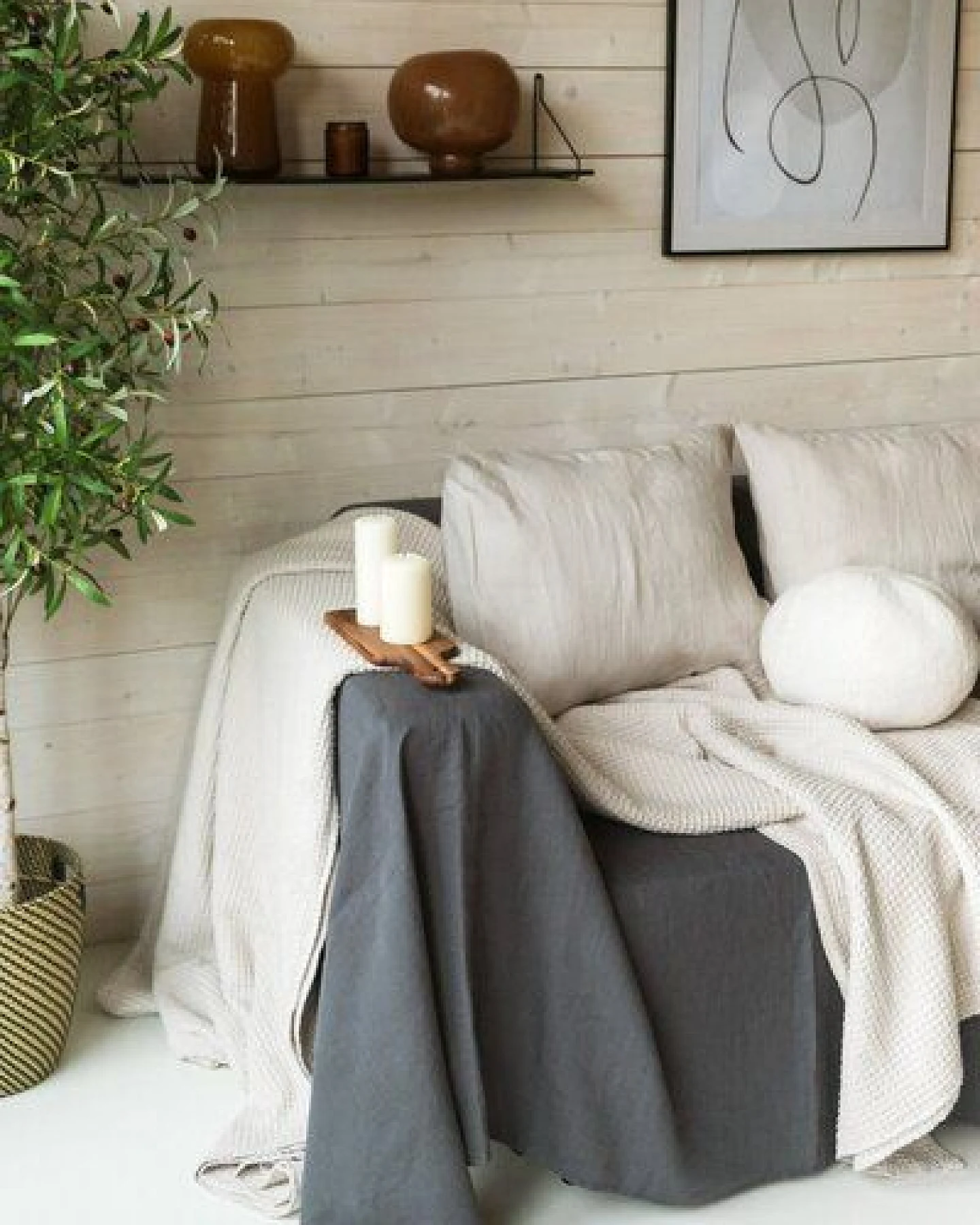 AmourLinen Waffeldecke aus Leinen – Ansicht 2