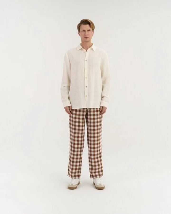 AmourLinen Klassisches Leinenhemd HECTOR