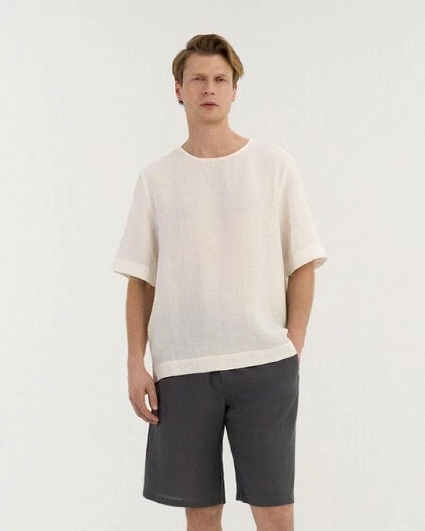 AmourLinen Klassische Leinenhosen HERMES – Ansicht 4