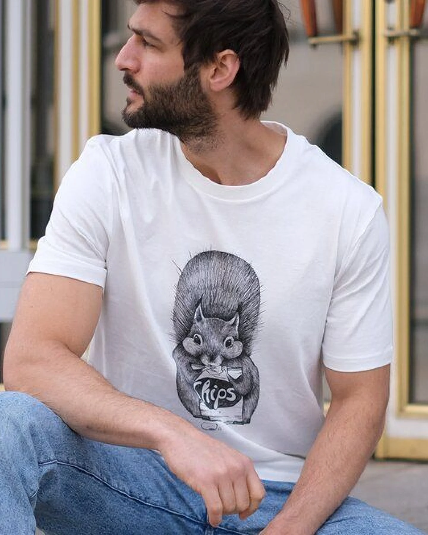 LIGARTI T-shirt - Chipseichhörnchen – Ansicht 3