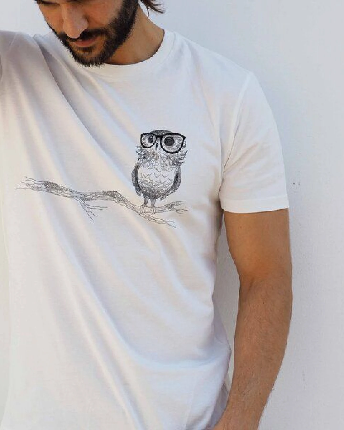 LIGARTI T-shirt - Brilleneule – Ansicht 3