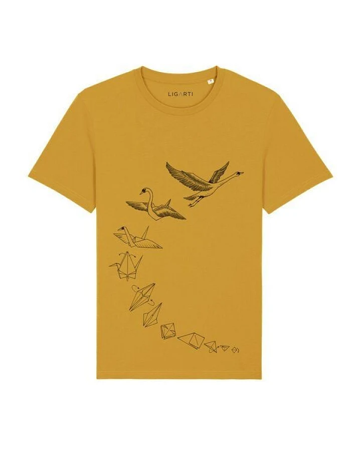 LIGARTI T-shirt - Origami Schwan