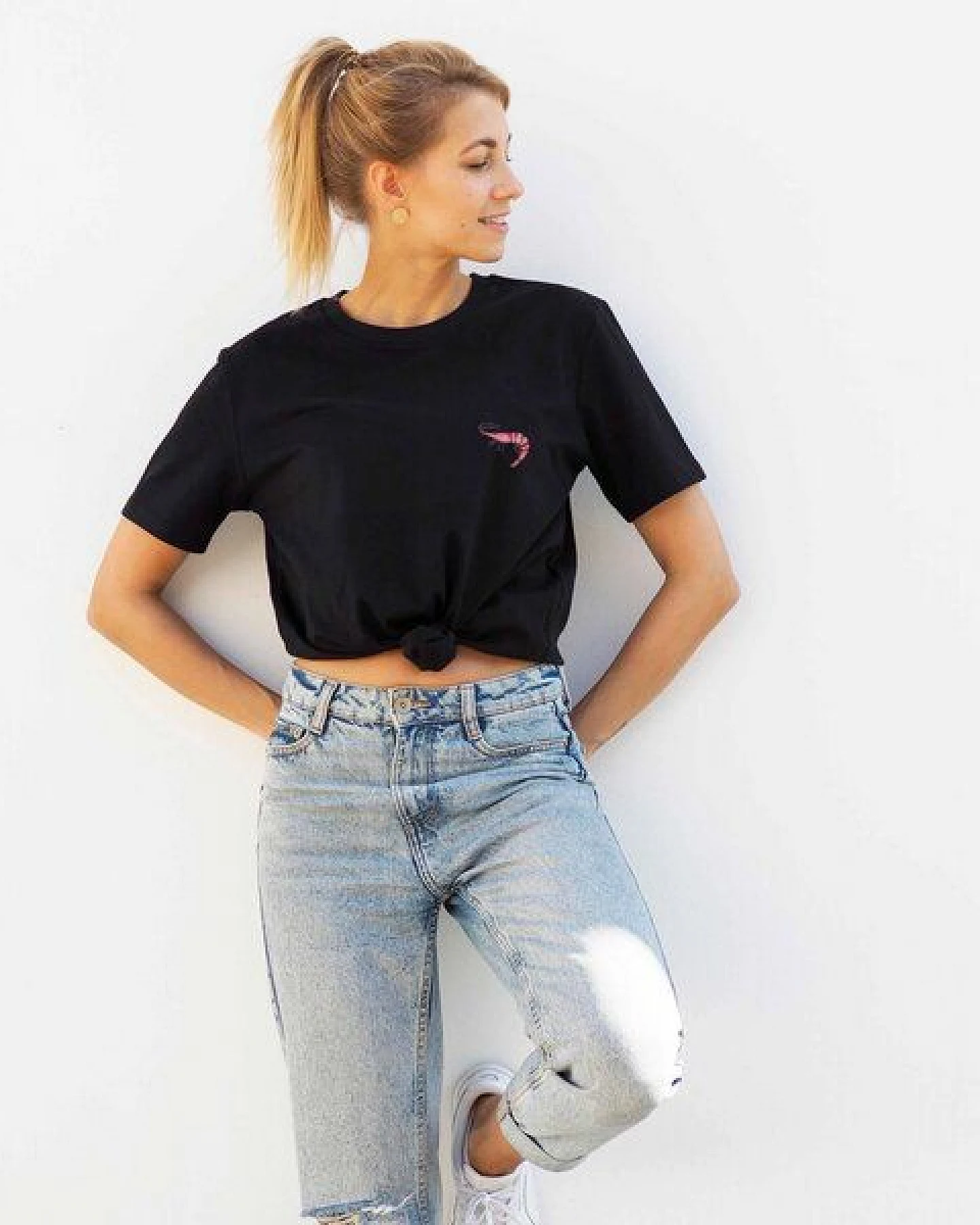 T-Shirt – Shrimp – LIGARTI Tiermanufaktur – Ansicht 3