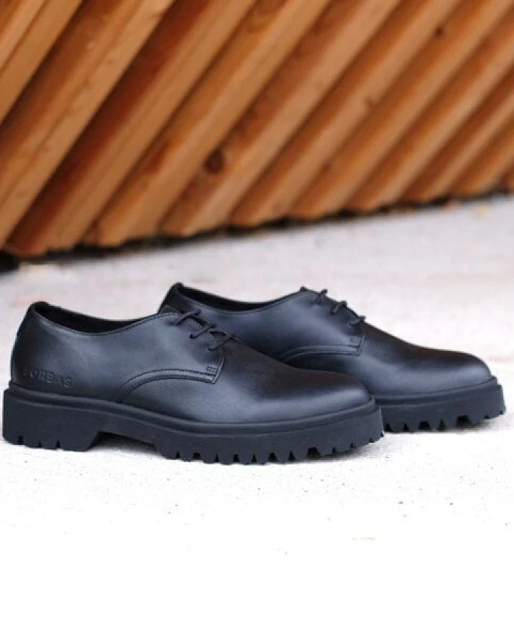 SORBAS '85 Leder Derby Halbschuhe