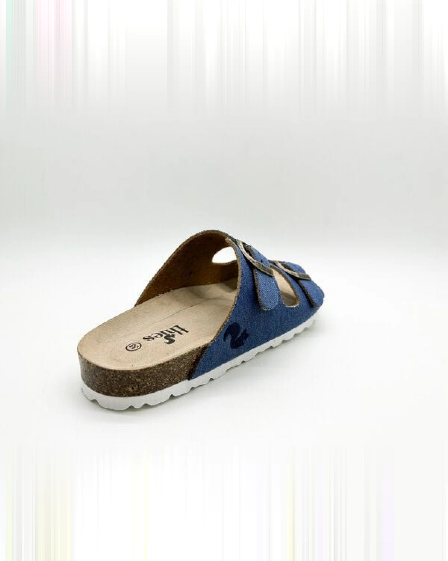 Veganer Rec Denim Sandale "thies ® PET" aus recyceltem PES – Ansicht 4