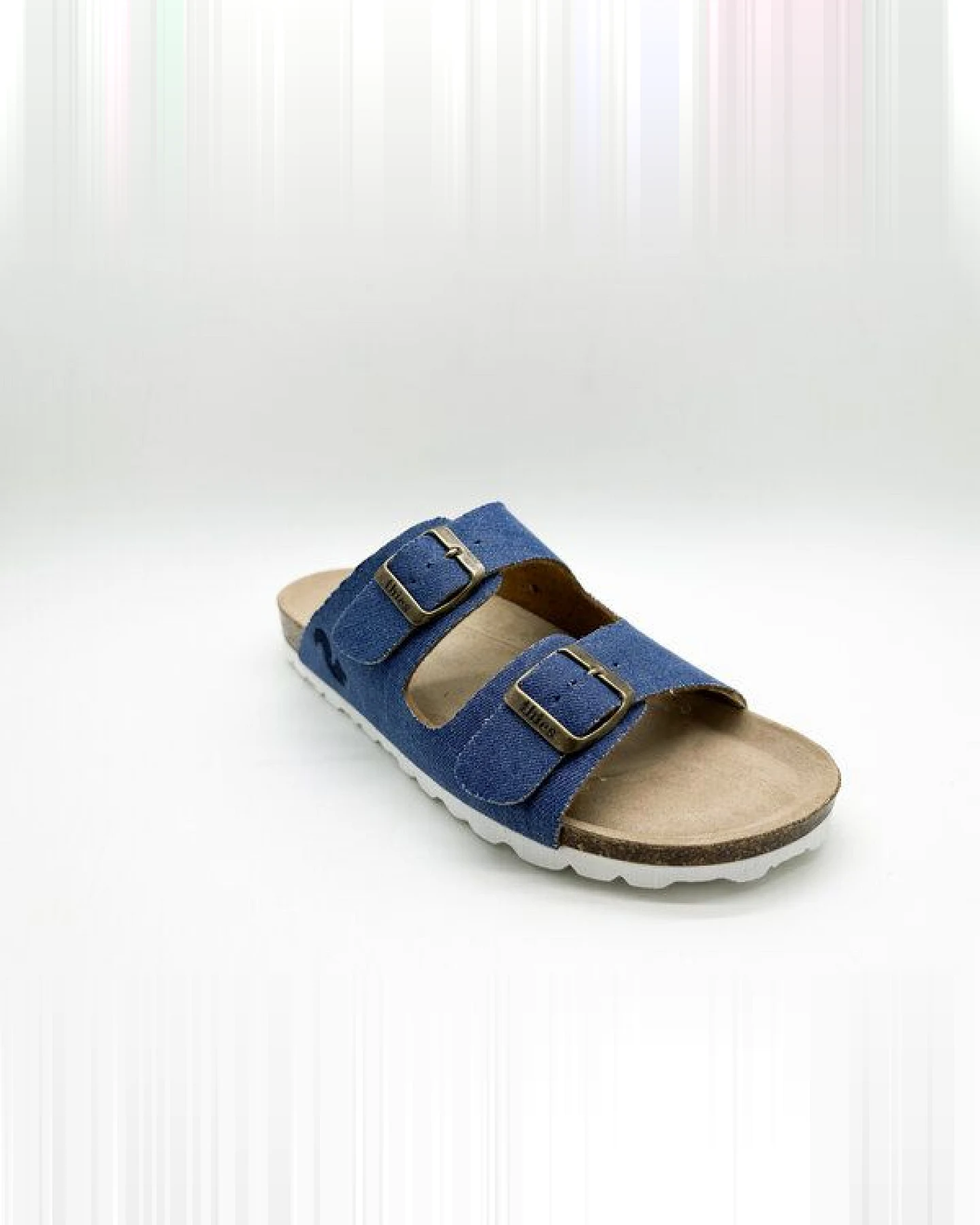 Veganer Rec Denim Sandale "thies ® PET" aus recyceltem PES – Ansicht 2