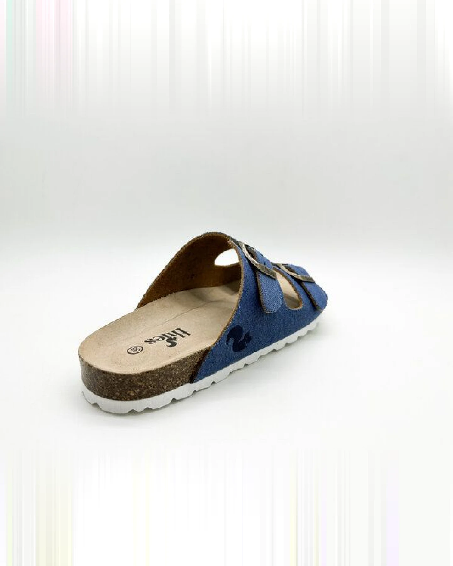 Veganer Rec Denim Sandale "thies ® PET" aus recyceltem PES – Ansicht 4