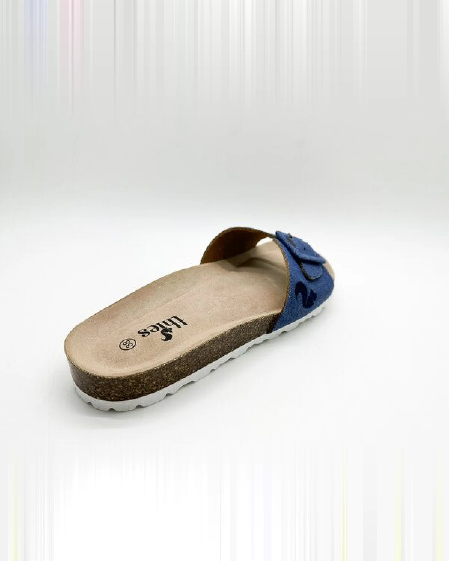 Veganer Rec Denim Strap Sandale "thies ® PET" aus recyceltem PES – Ansicht 4