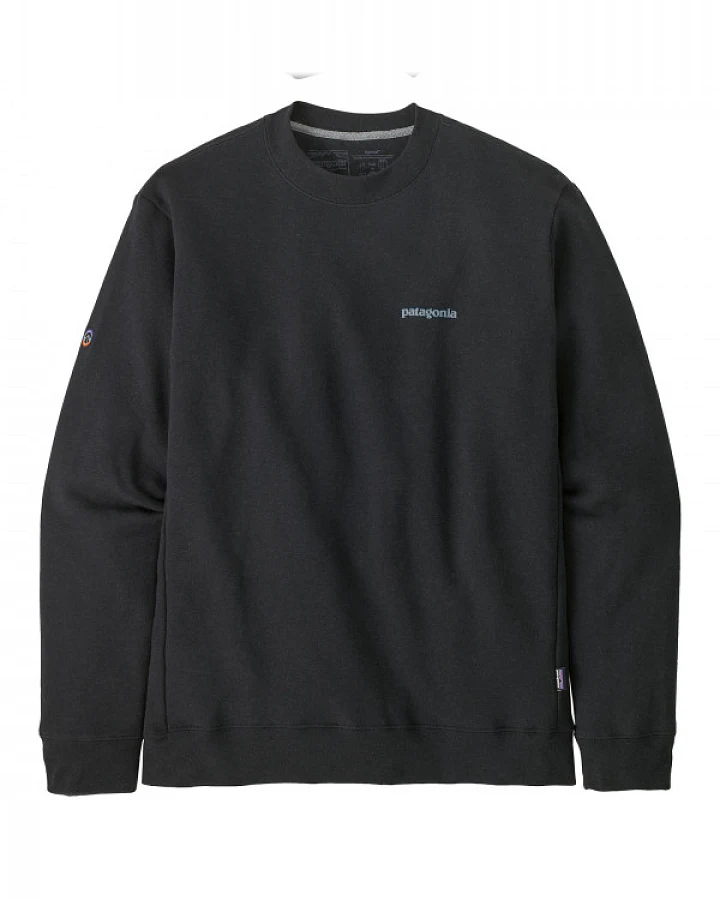 Patagonia - Fitz Roy Icon Uprisal Crew Sweatshirt - Pullover Gr S schwarz