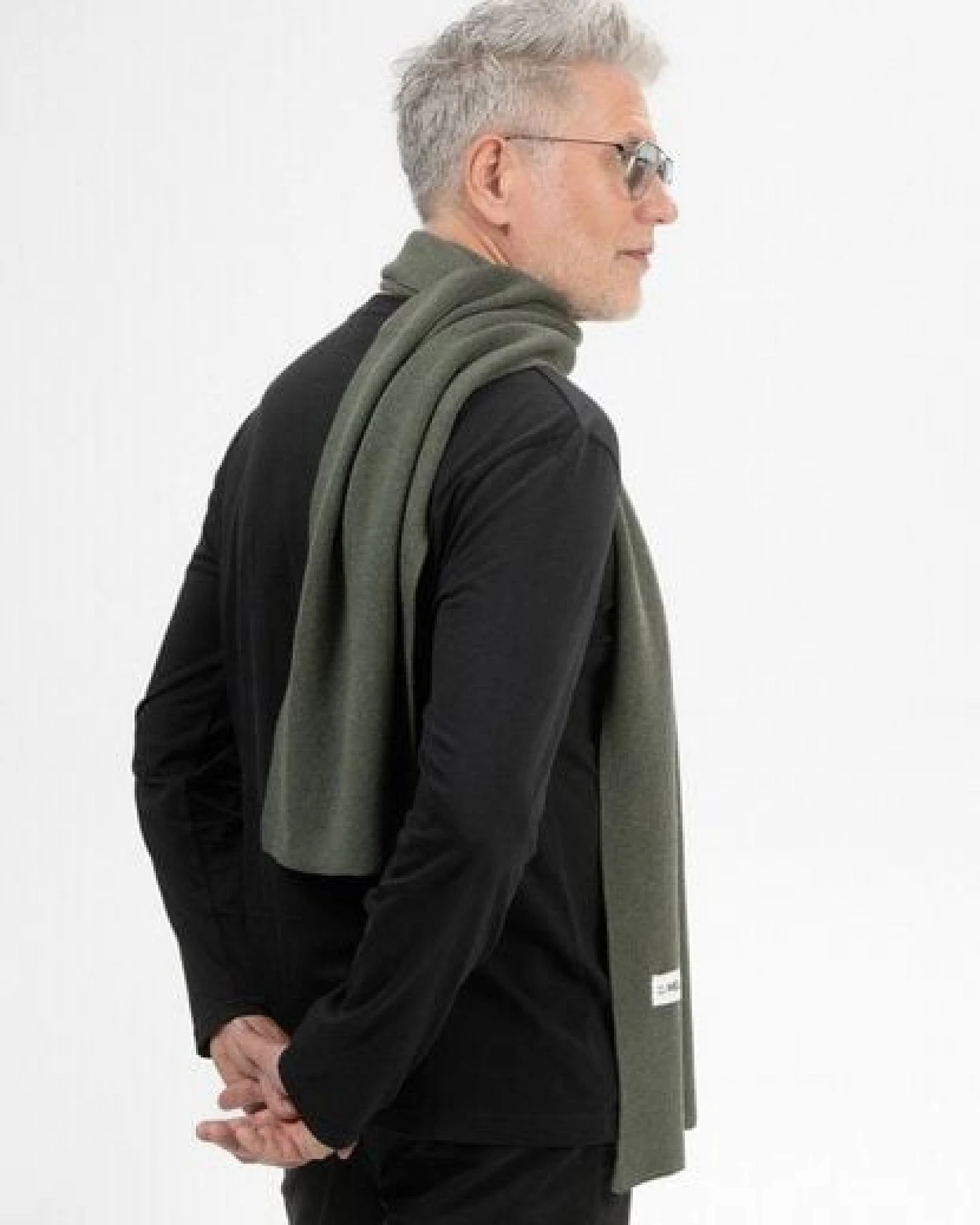 MELA Jacquard Strick Schal Style ASMEE aus 100% Bio-Baumwolle – Ansicht 3