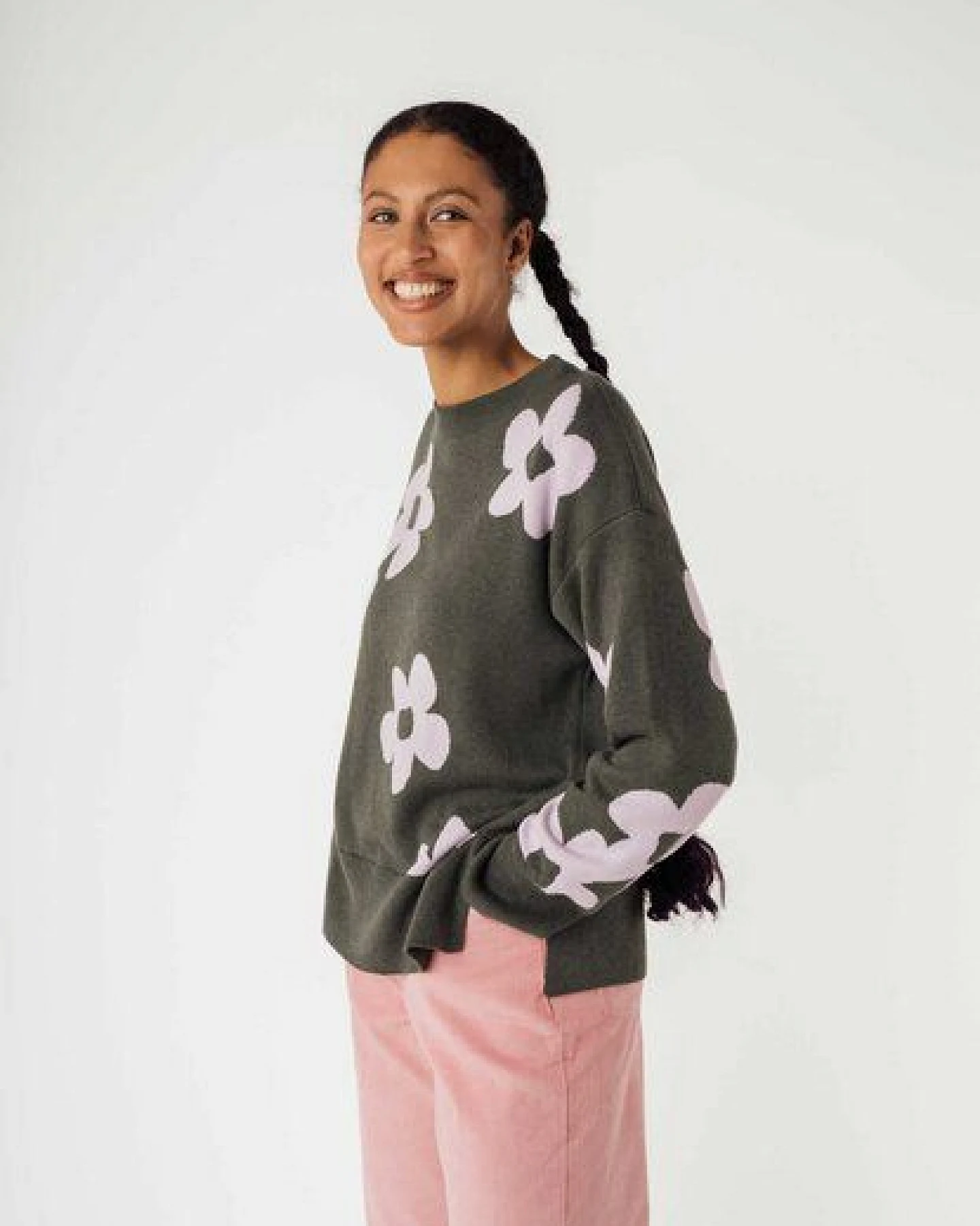 Jacquard Strickpullover FAIZA – Ansicht 2