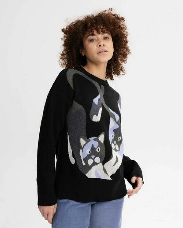 Jacquard Strickpullover FAIZA