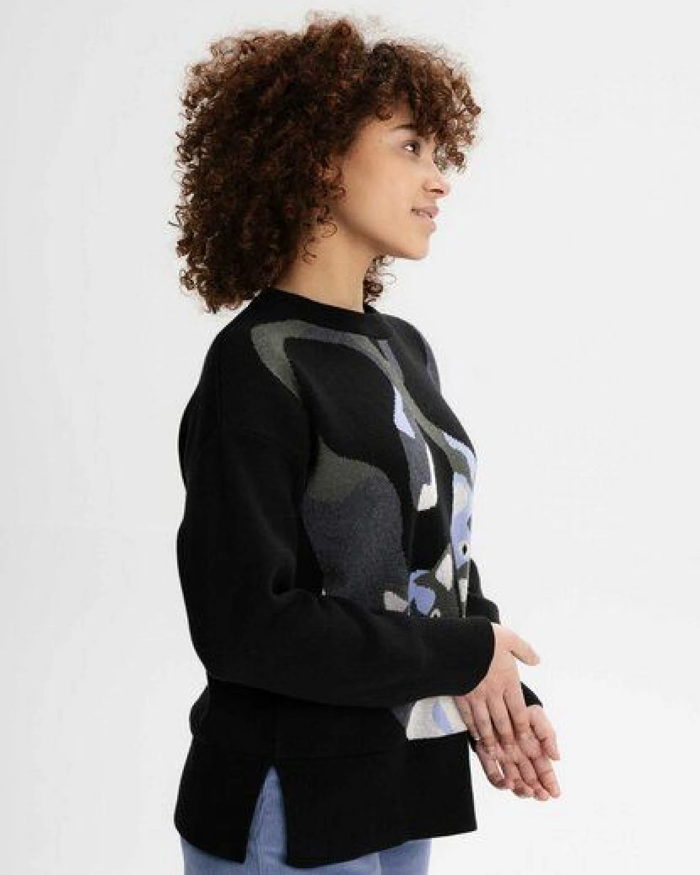 Jacquard Strickpullover FAIZA – Ansicht 2