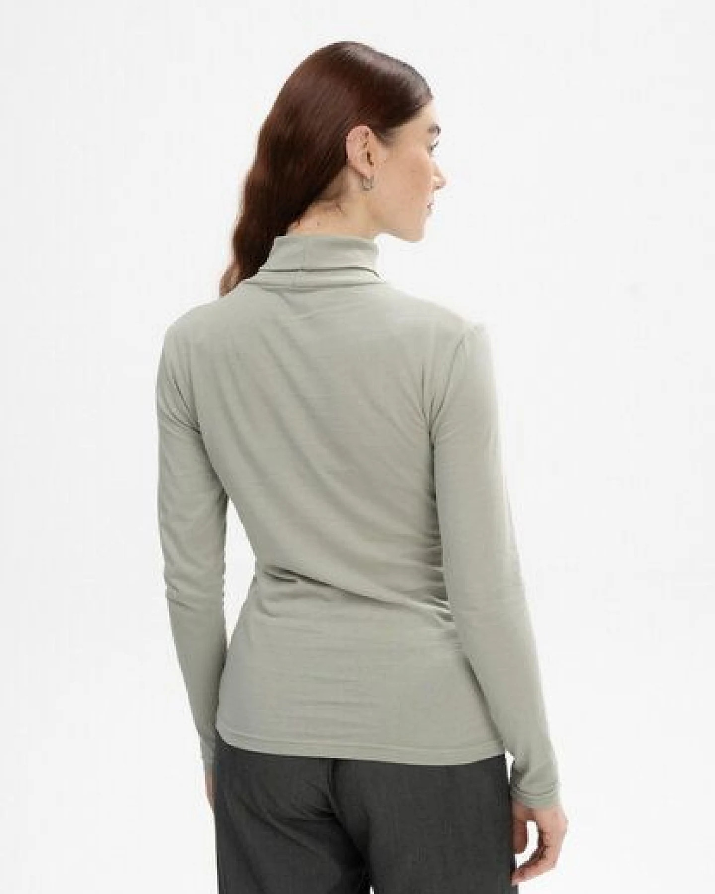 MELA Turtleneck Shirt Style ANCHAL aus 100% Bio-Baumwolle – Ansicht 2