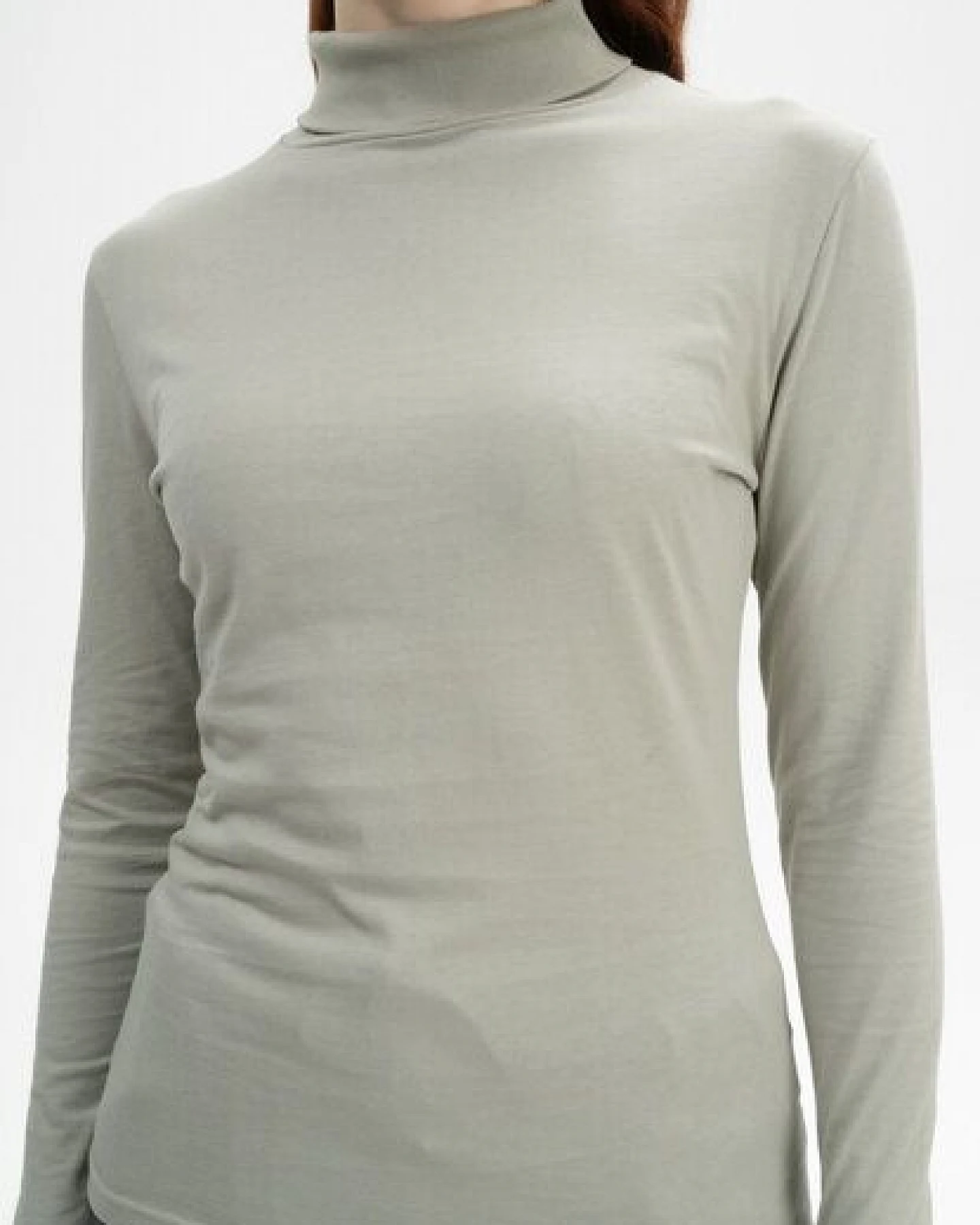 MELA Turtleneck Shirt Style ANCHAL aus 100% Bio-Baumwolle – Ansicht 4