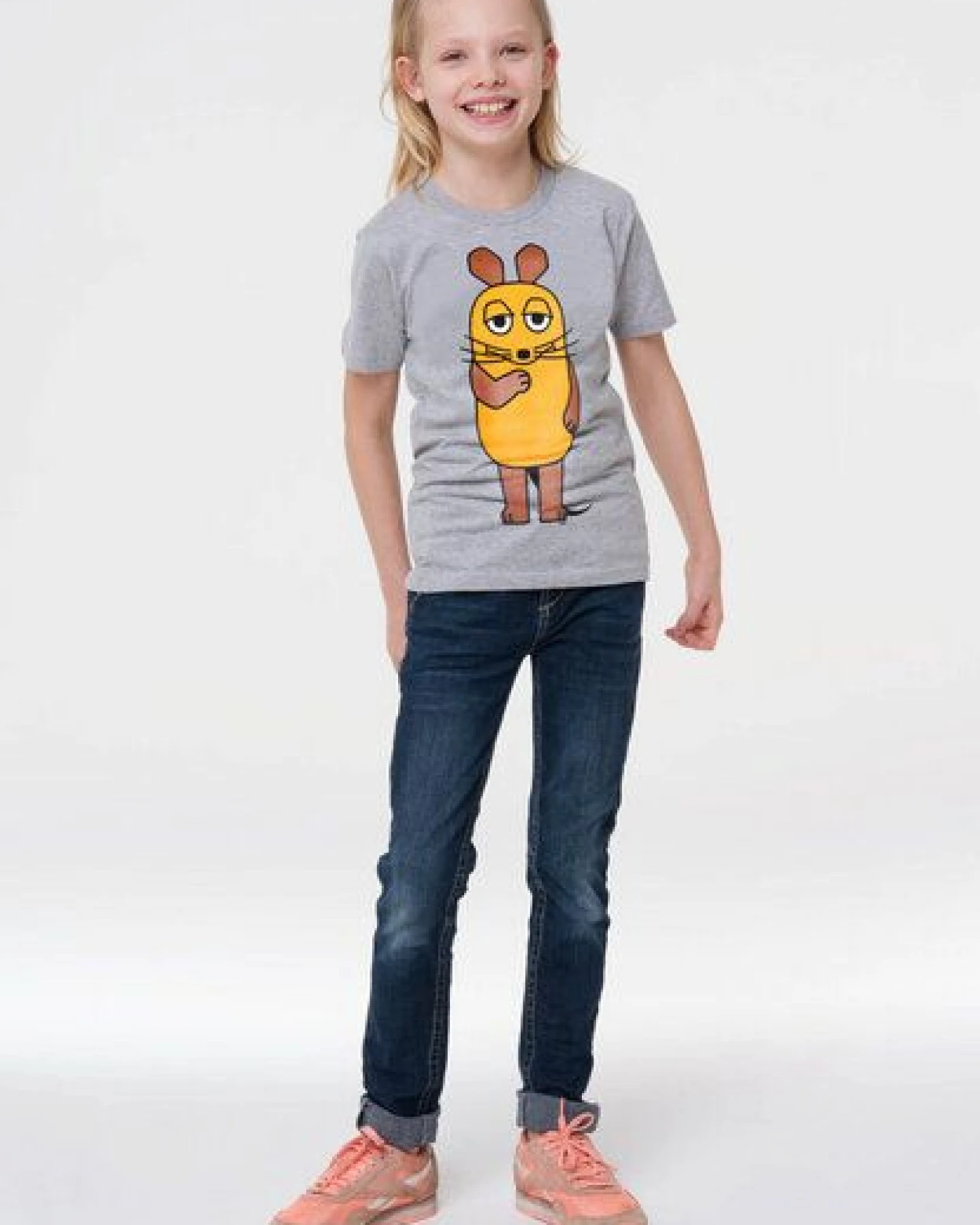 LOGOSH!RT LOGOSHIRT - Die Sendung mit der Maus - Die Maus - Kinder - Bio T-Shirt – Ansicht 3