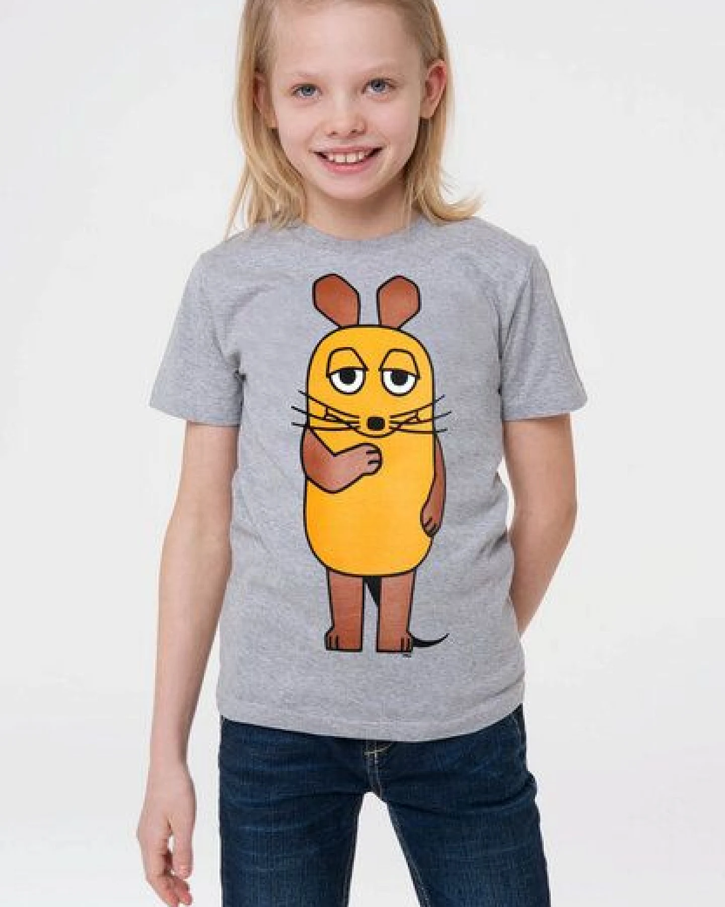 LOGOSH!RT LOGOSHIRT - Die Sendung mit der Maus - Die Maus - Kinder - Bio T-Shirt – Ansicht 4